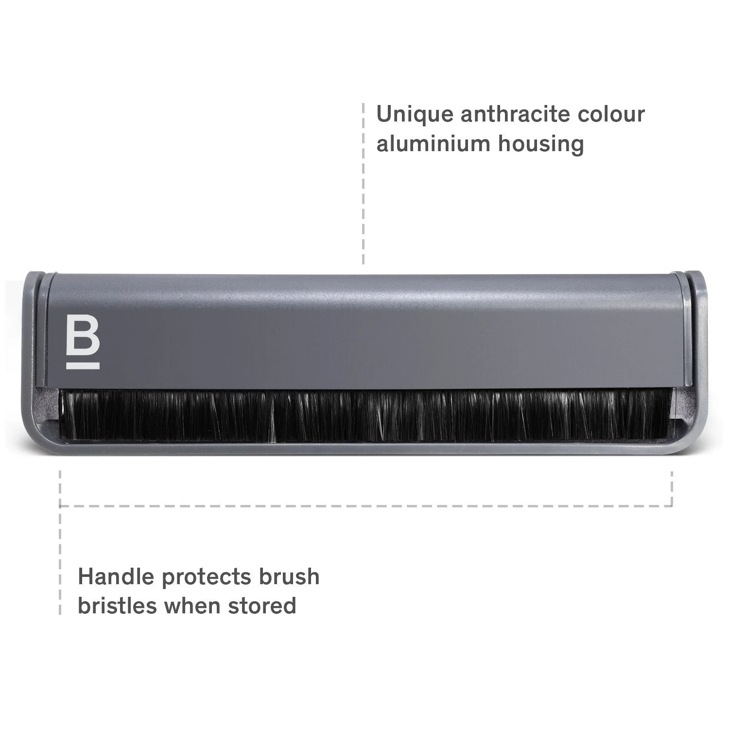 Boundless Audio Record Cleaner Brush - Vinyl Cleaning Carbon Fiber Anti-Static Record Brush - Image 2