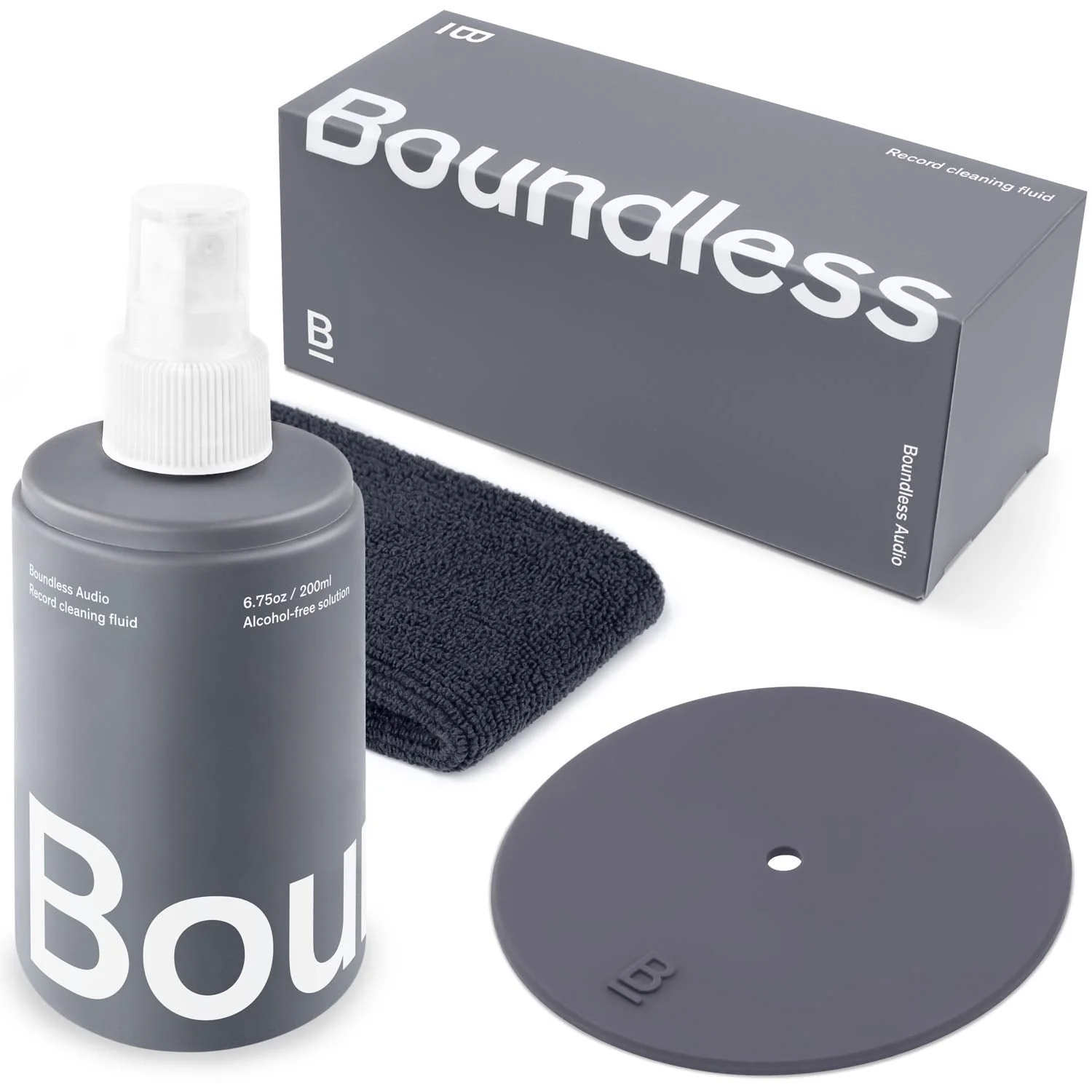 Boundless Audio Record Cleaning Solution - 6.75oz Vinyl Cleaner Fluid, Vinyl Cleaner Cloth & Record Label Protector 6.75 oz - Image 6