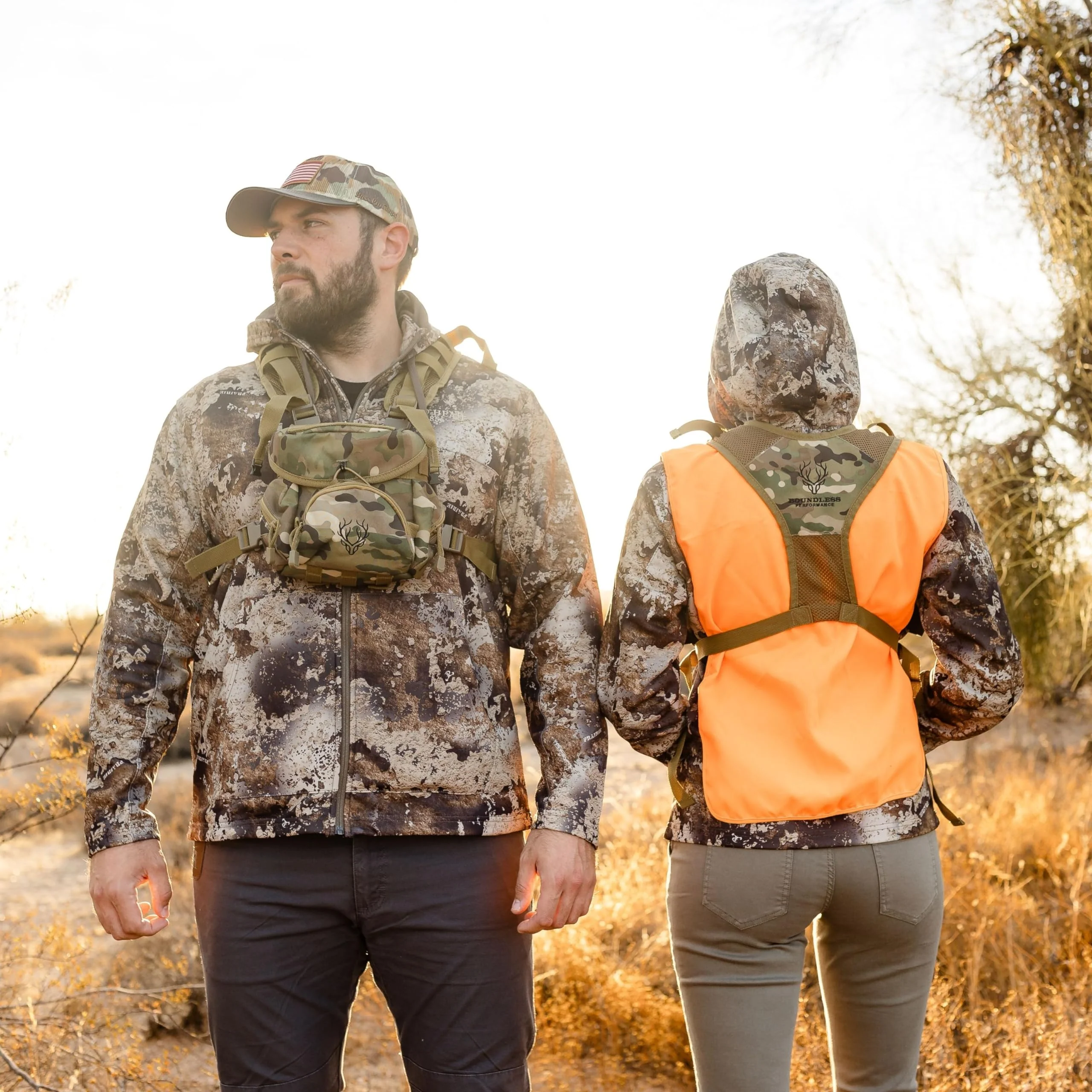 Boundless Performance Binocular Harness Chest Pack - Our Bino harness case is great for hunting, hiking, and shooting Multi - Image 3