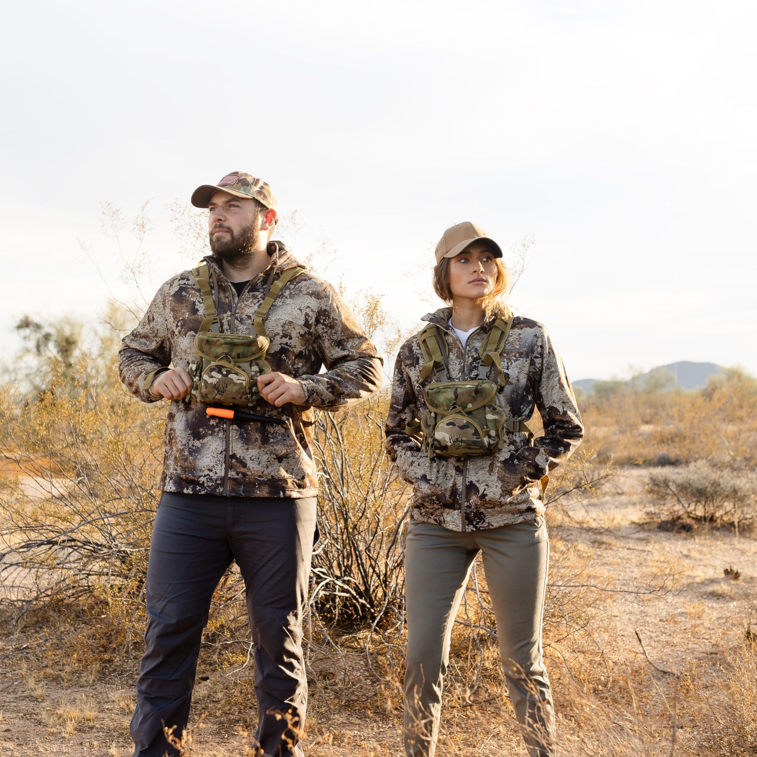Boundless Performance Binocular Harness Chest Pack - Our Bino harness case is great for hunting, hiking, and shooting Multi - Image 8