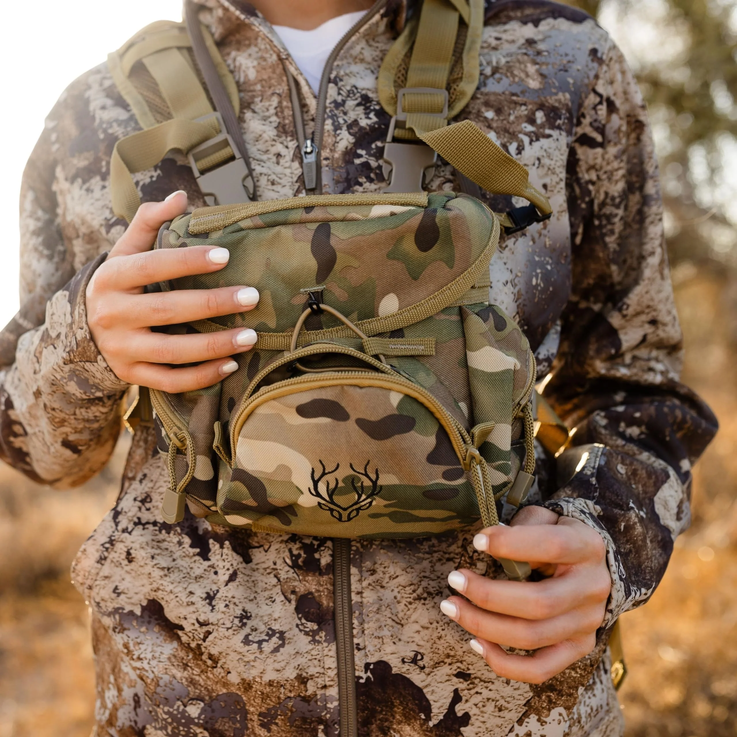 Boundless Performance Binocular Harness Chest Pack - Our Bino harness case is great for hunting, hiking, and shooting Multi - Image 9