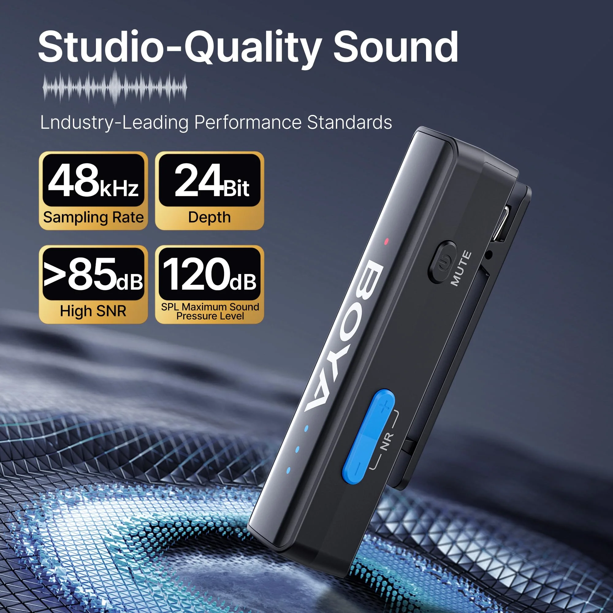BOYA BOYALINK 2 A2 (2TX+3RX Adapter) Wireless Lavalier Microphone for iPhone Camera Android, Clip on Mic, 48 KHz 24 Bit, 6mm Mic, 1000ft, Noise Cancelling, Mini Lapel Mic USB-C/Lightning/3.5mm TRS BOYALINK V2.0 A2 - Image 2
