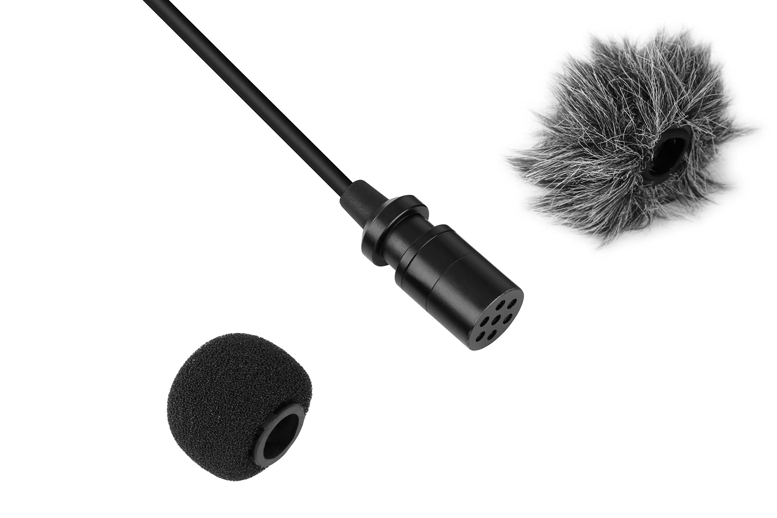 Boya BY-M11OD Professional Omnidirectional XLR Lavalier Microphone for Interviews, Dialog & Instruments AA Battery or Phantom Powered, Black - Image 3