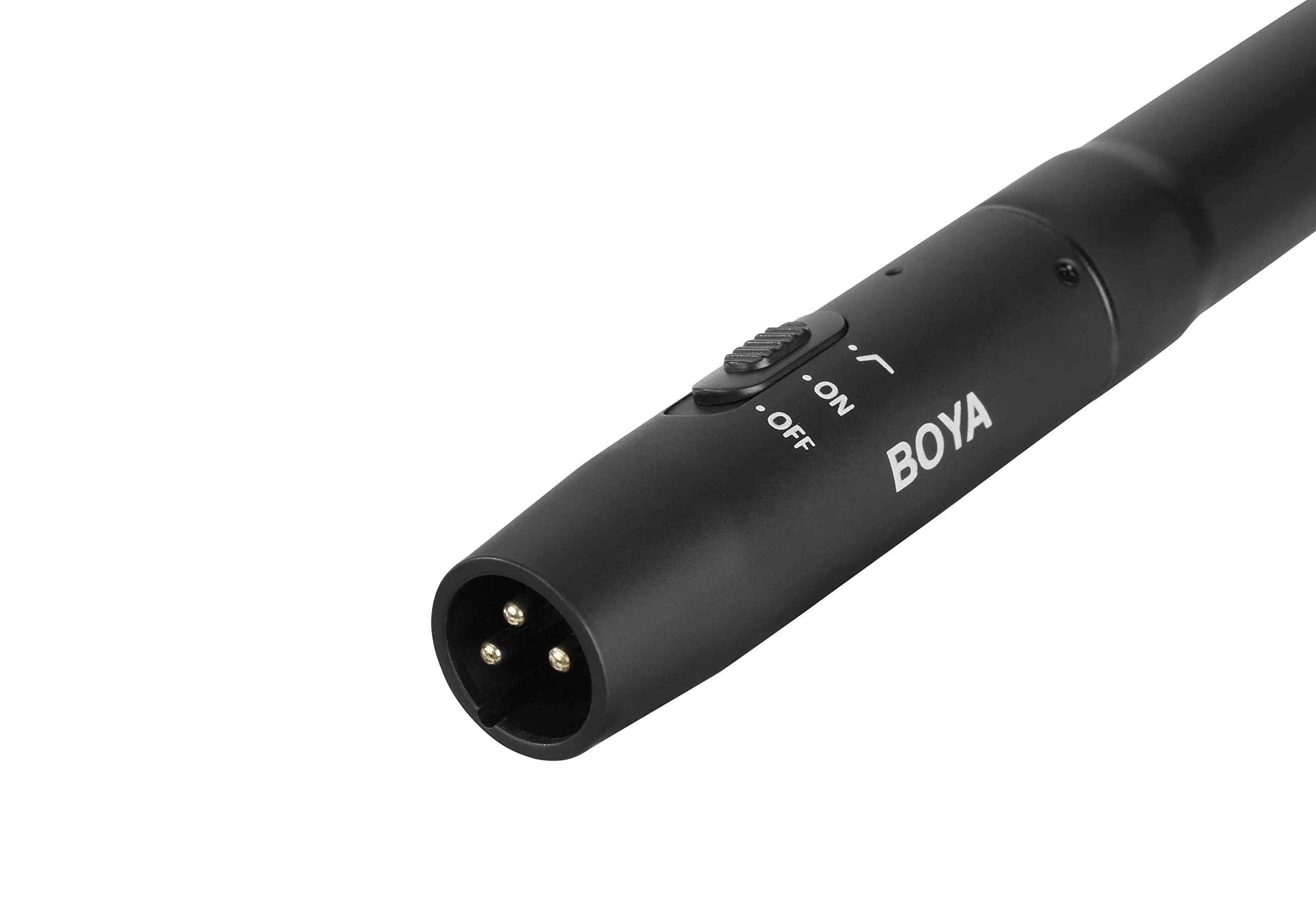 Boya BY-M11OD Professional Omnidirectional XLR Lavalier Microphone for Interviews, Dialog & Instruments AA Battery or Phantom Powered, Black - Image 5
