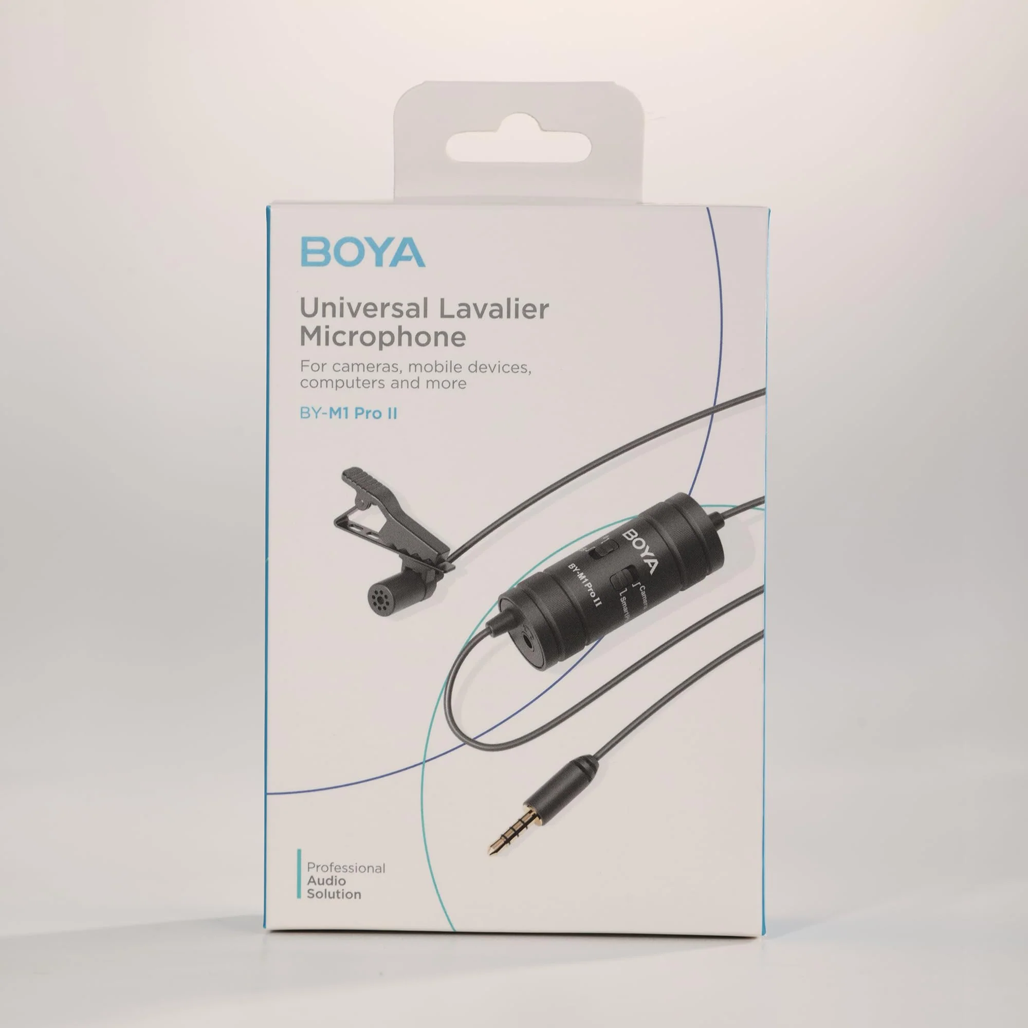 BOYA Lavalier Lapel Microphone - No Battery, by-M1 Pro ll Omnidirectional Condenser Mic for iPhone Camera Android PC Windows - for YouTube, Interview, Video Recording 19.6ft - Image 9