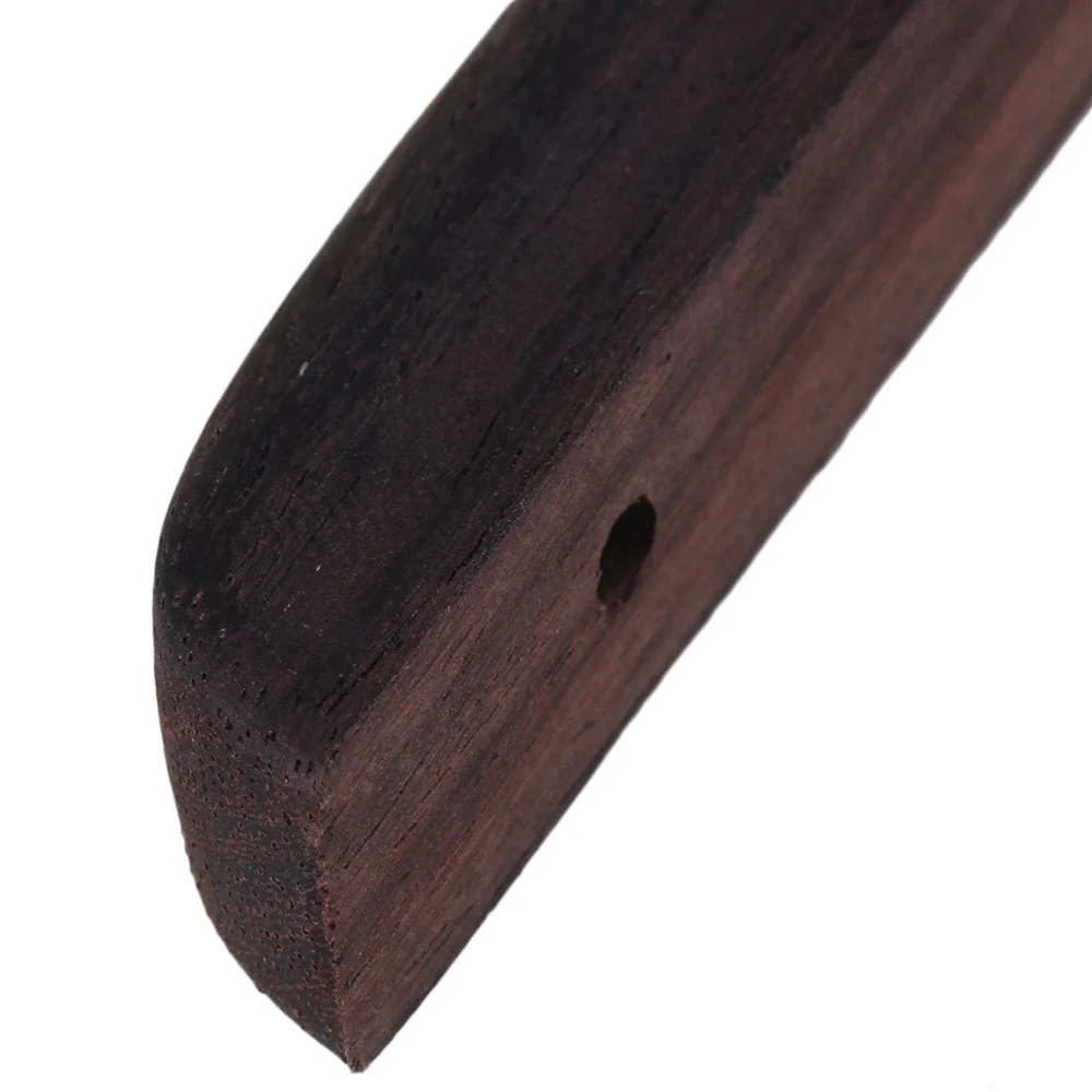 BQLZR 66mm Length Wooden Rosewood Thumb Rest Thumbrest with Mounting Screws for Bass Guitar Pack of 2 - Image 2