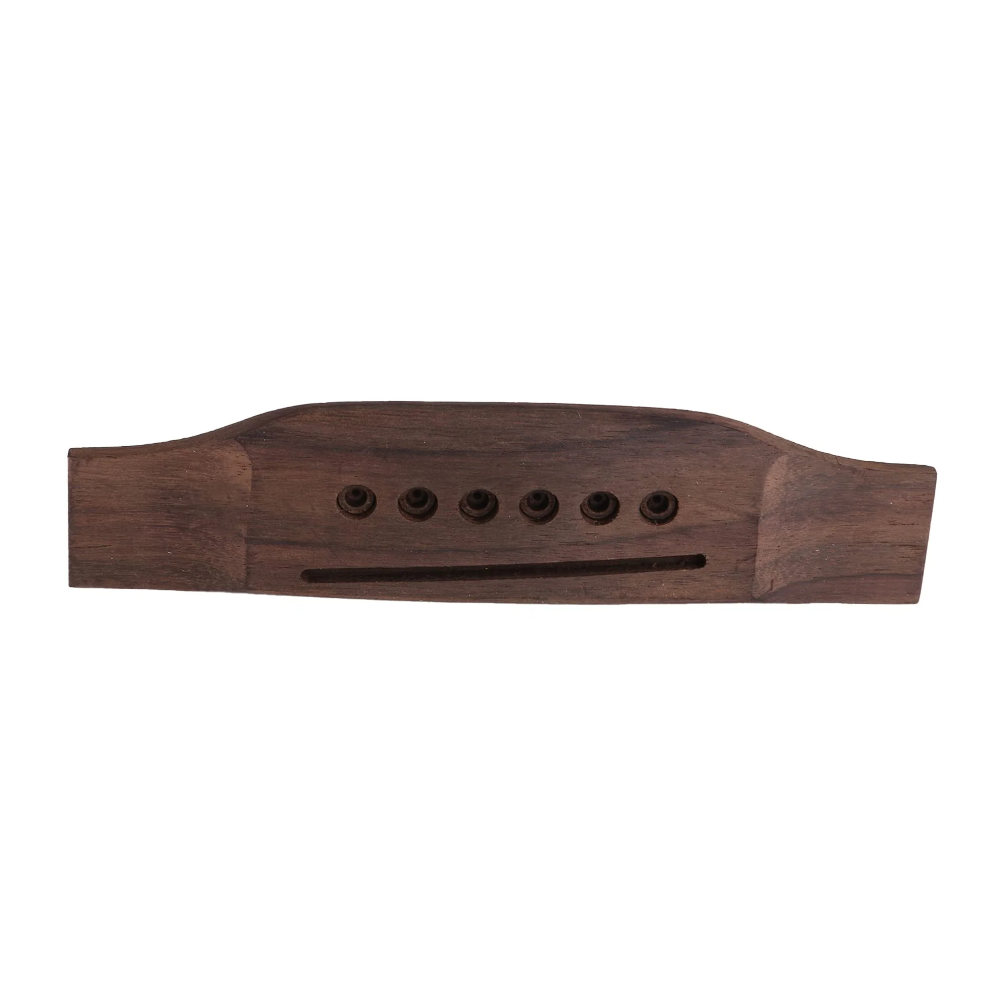 BQLZR Acoustic Guitar Replacement Set Ebony Bridge End Pins Bone Saddle & Nut and Rosewood Bridge Parts - Image 5
