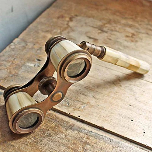 Brass Binocular Mother of Pearl - Antique Opera Binocular by NauticalMart Vintage Marine Spyglass Collectible Binocular Sailor Instrument for Bird Watching Camping - Image 3