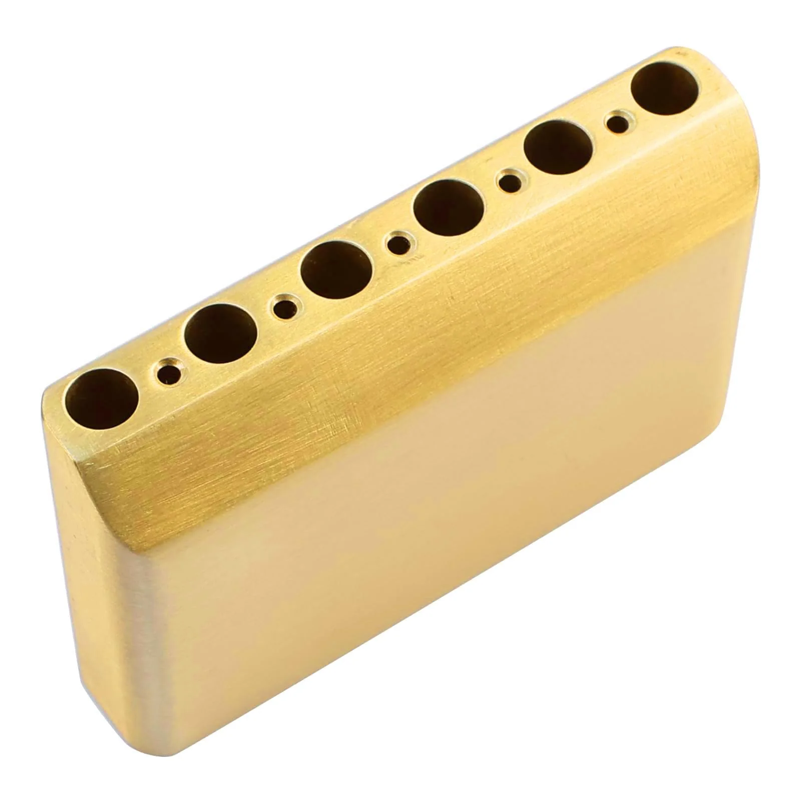 Brass Electric Guitar Bridge Block 10.8mm Tremolo Bridge Block Compatible with Start ST 6-string Electric Guitar Replacement Parts（64mm×40mm×14mm） 10.8 Brass Style A - Image 2