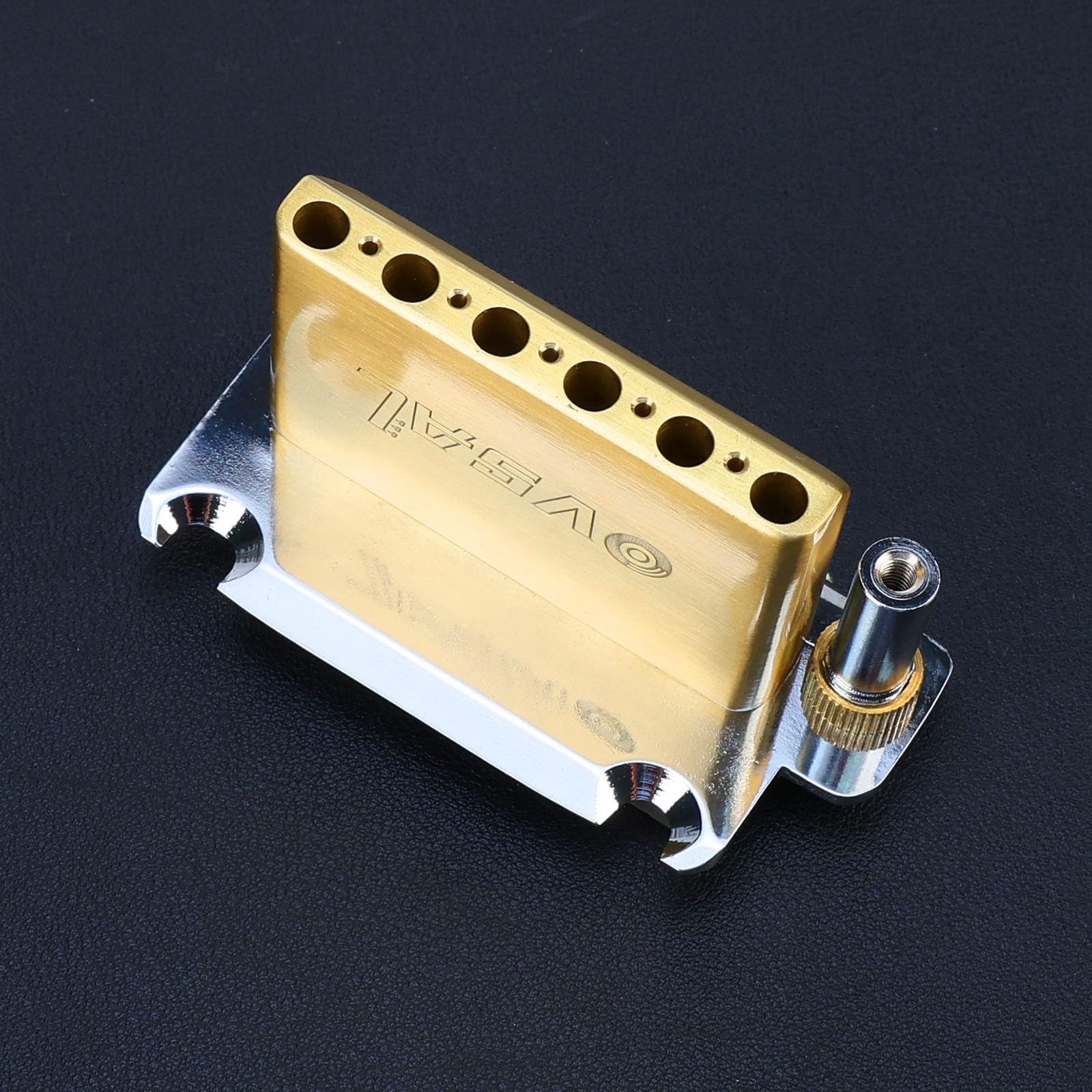 Brass Electric Guitar Bridge Block 10.8mm Tremolo Bridge Block Compatible with Start ST 6-string Electric Guitar Replacement Parts（64mm×40mm×14mm） 10.8 Brass Style A - Image 4