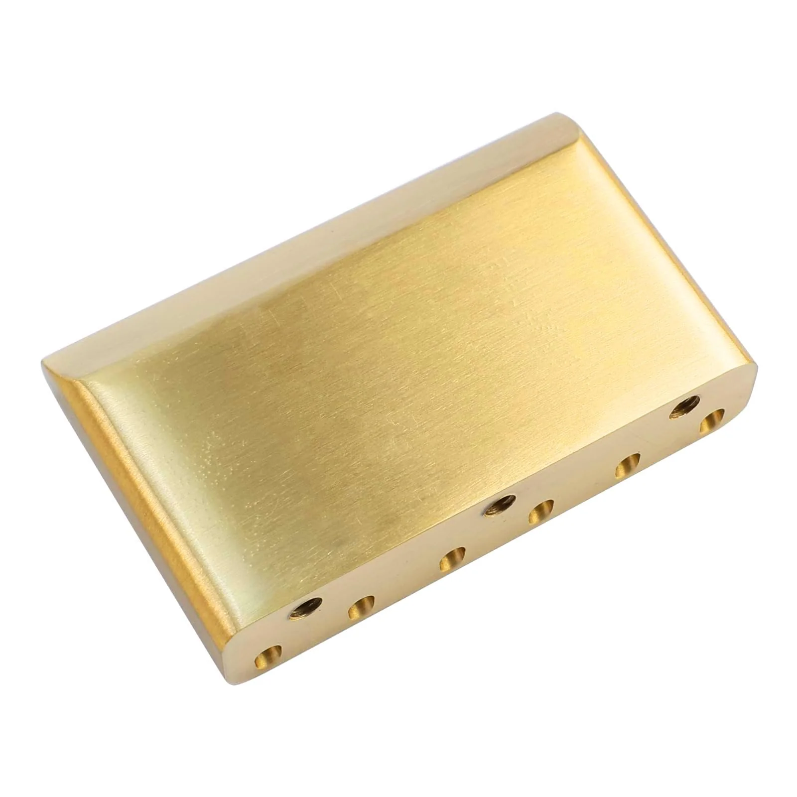 Brass Electric Guitar Bridge Block 10.8mm Tremolo Bridge Block Compatible with Start ST 6-string Electric Guitar Replacement Parts（64mm×40mm×14mm） 10.8 Brass Style A - Image 8