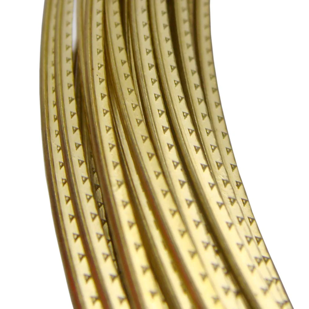 Brass Guitar Fret Wire Medium 2.0mm Guitar Fingerboard Fretwire for Acoustic Guitars Accessory 6.5 feet (Brass Material) Brass Material - Image 3