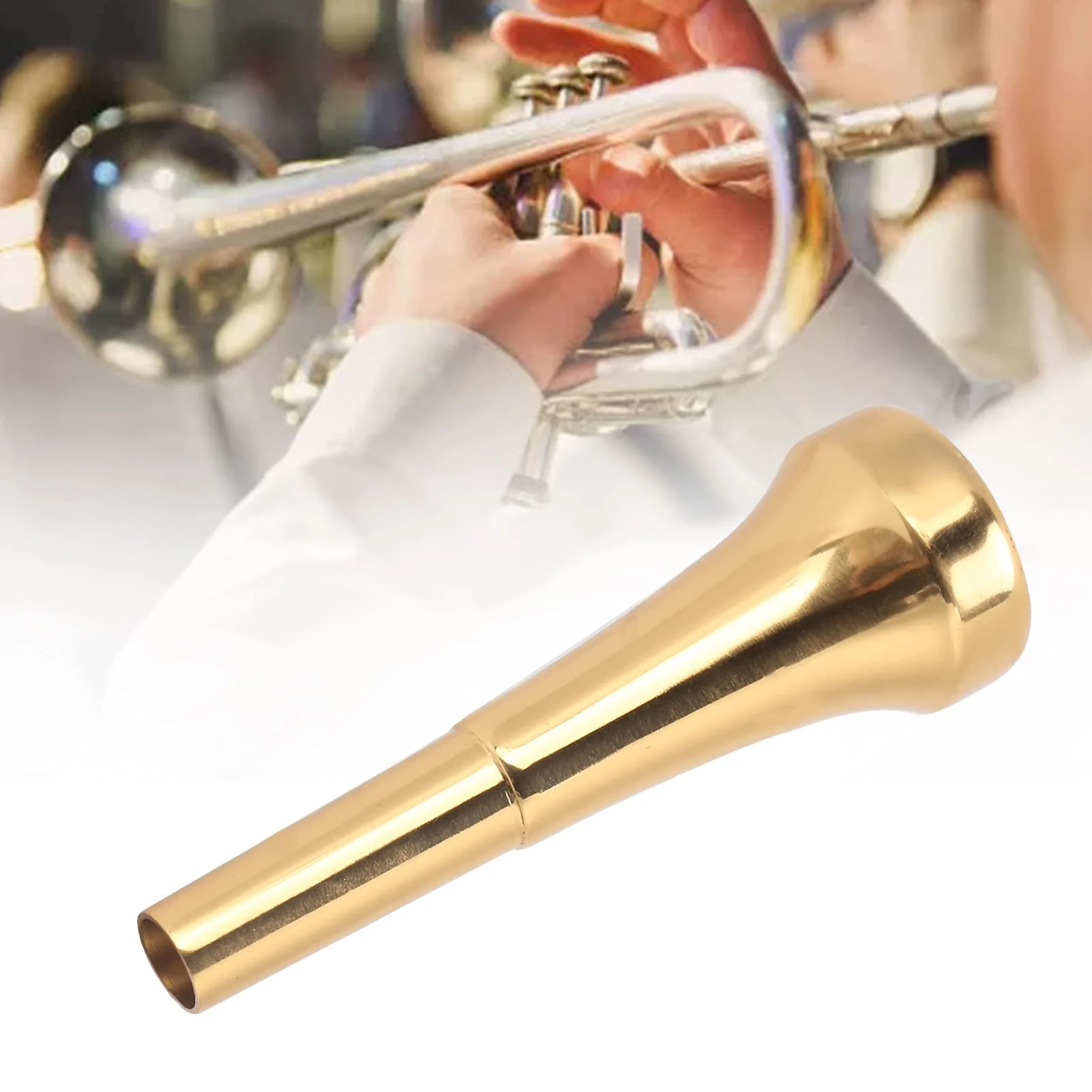 Brass Trumpet Mouthpiece (3C 5C 7C) - Superior Sound Quality Professional Musical Instrument Accessory for Beginner & Pro Players - Image 8