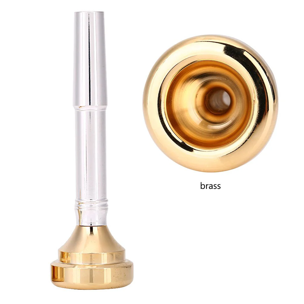 Brass Trumpet Mouthpiece Set, 1 1/2C 3C 5C 7C Mouthpiece Sizes with Storage Case - Image 5