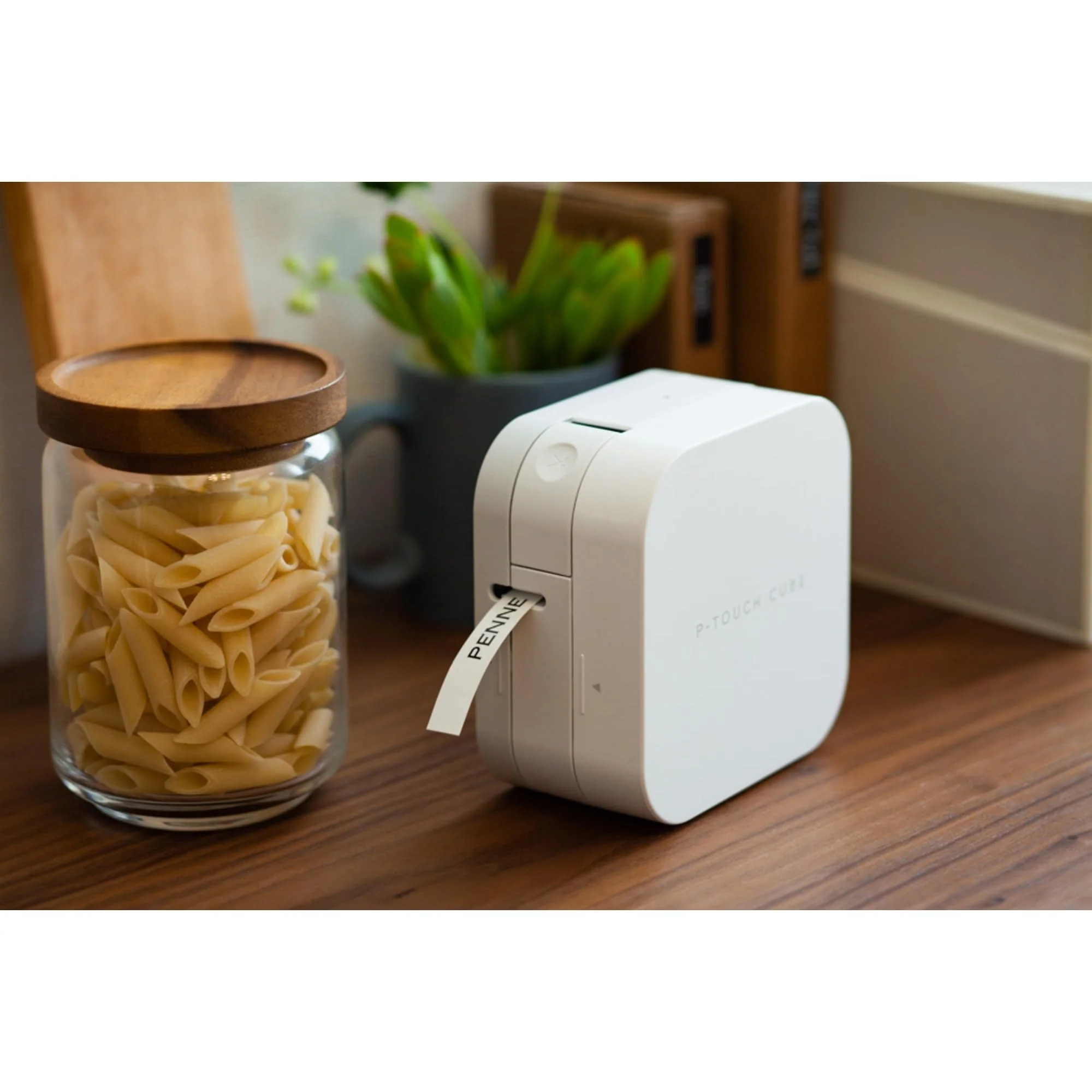 Brother P-touch CUBE Label Maker, Thermal, Inkless Printer for Home & Office, Portable Lightweight, Smartphone Bluetooth Wireless Compatible, Multiple Templates for iPhone & Android, PTP300BT, White - Image 6