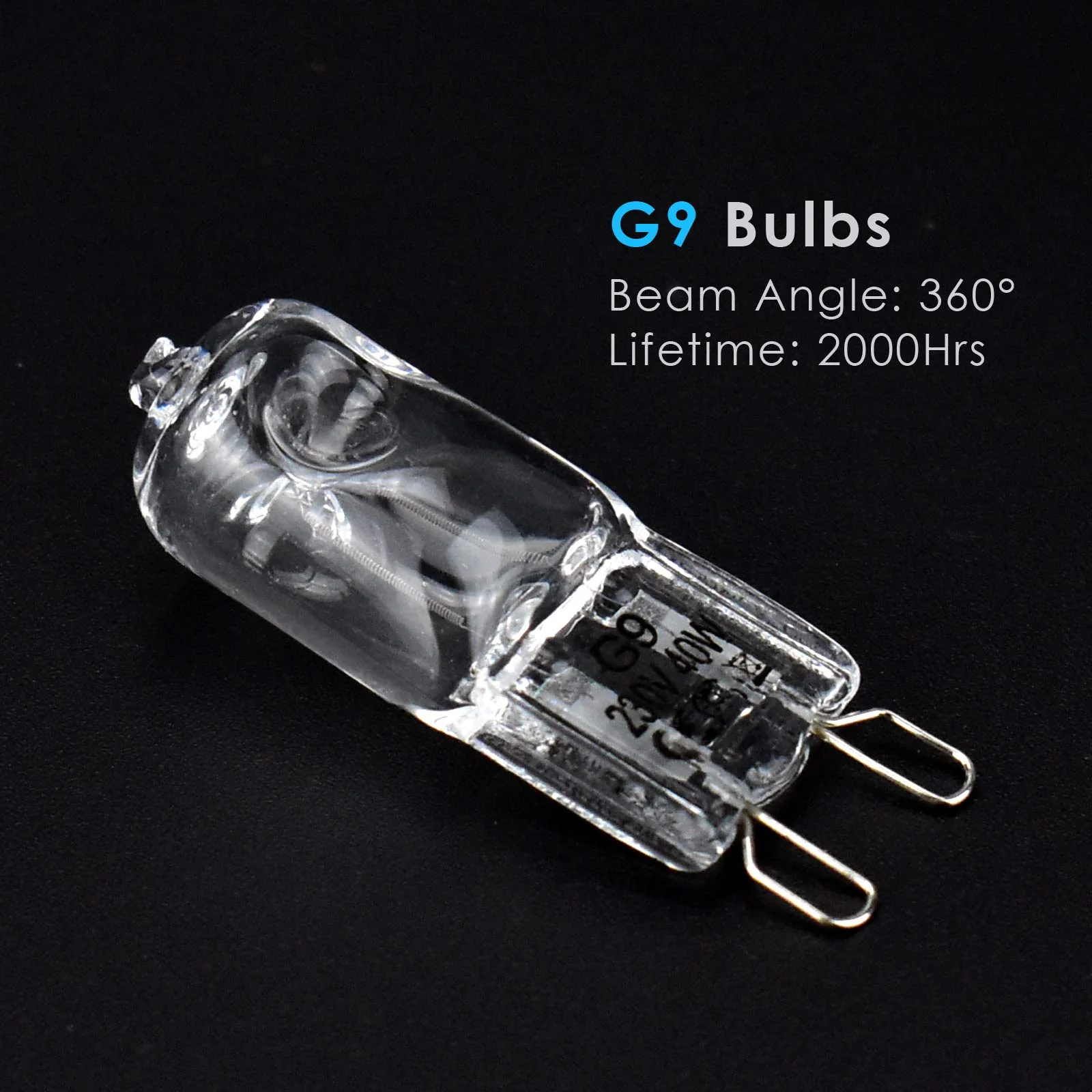 BROTOU Pack of 4 G9 Halogen Bulbs, G9 Halogen Bulbs, 40 W, 230 V, 2800 K, Dimmable Halogen Bulbs for Oven Lamp, Microwave, Cooker, Ceiling Lights 4er-40w - Image 3
