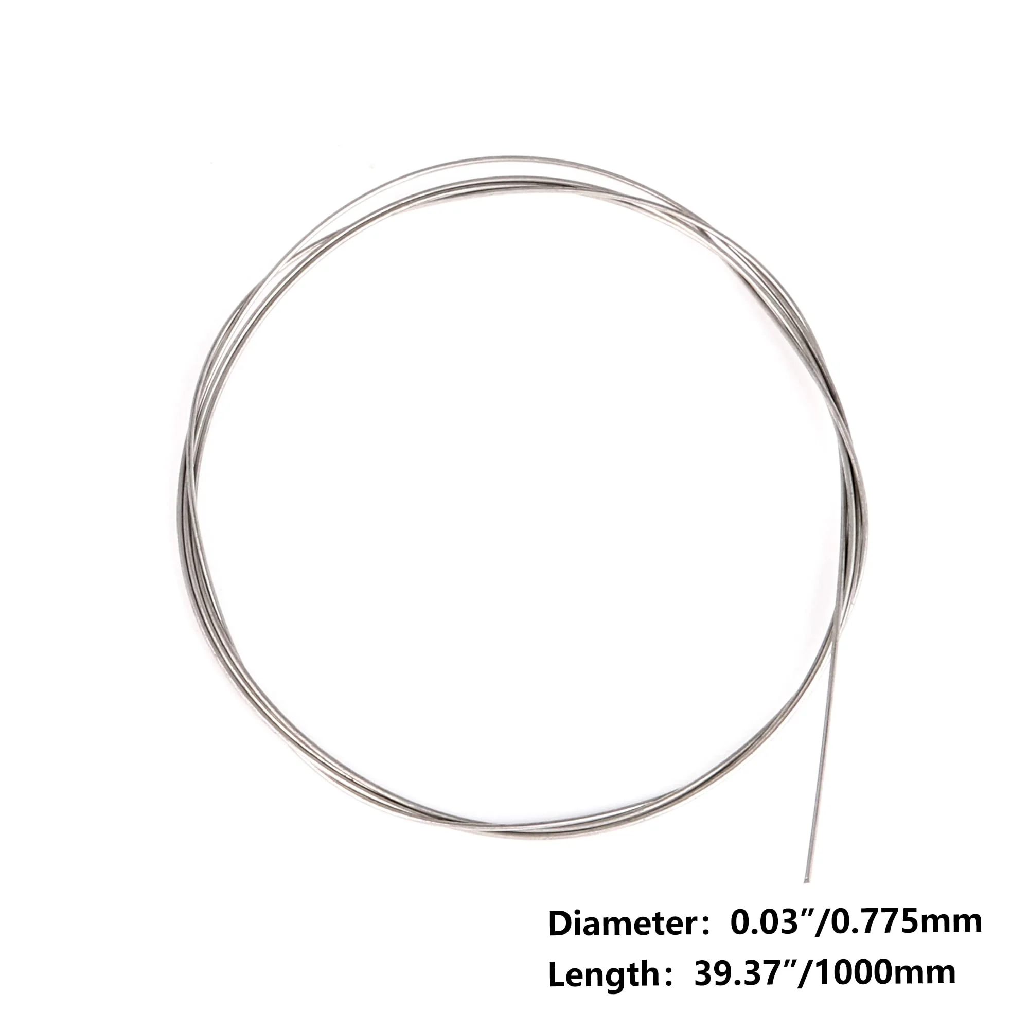 Bstinay 2PCS 1m 13# Steel Piano Music Wire for Replacement of Broken Strings Dia 0.775mm Silver - Image 6