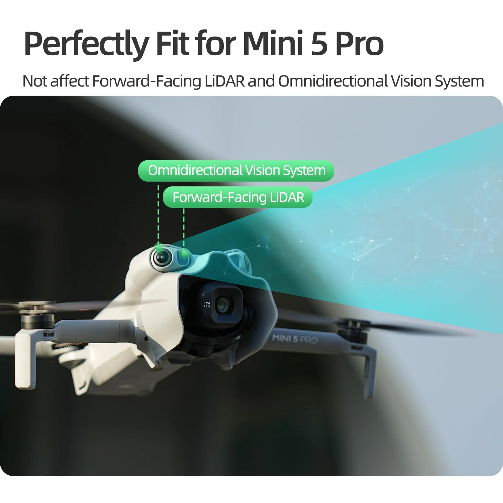 BTG Gimbal Camera Lens Hood for DJI Mini 5 Pro Drone Accessories Parts Prevent Glare Light - Image 4