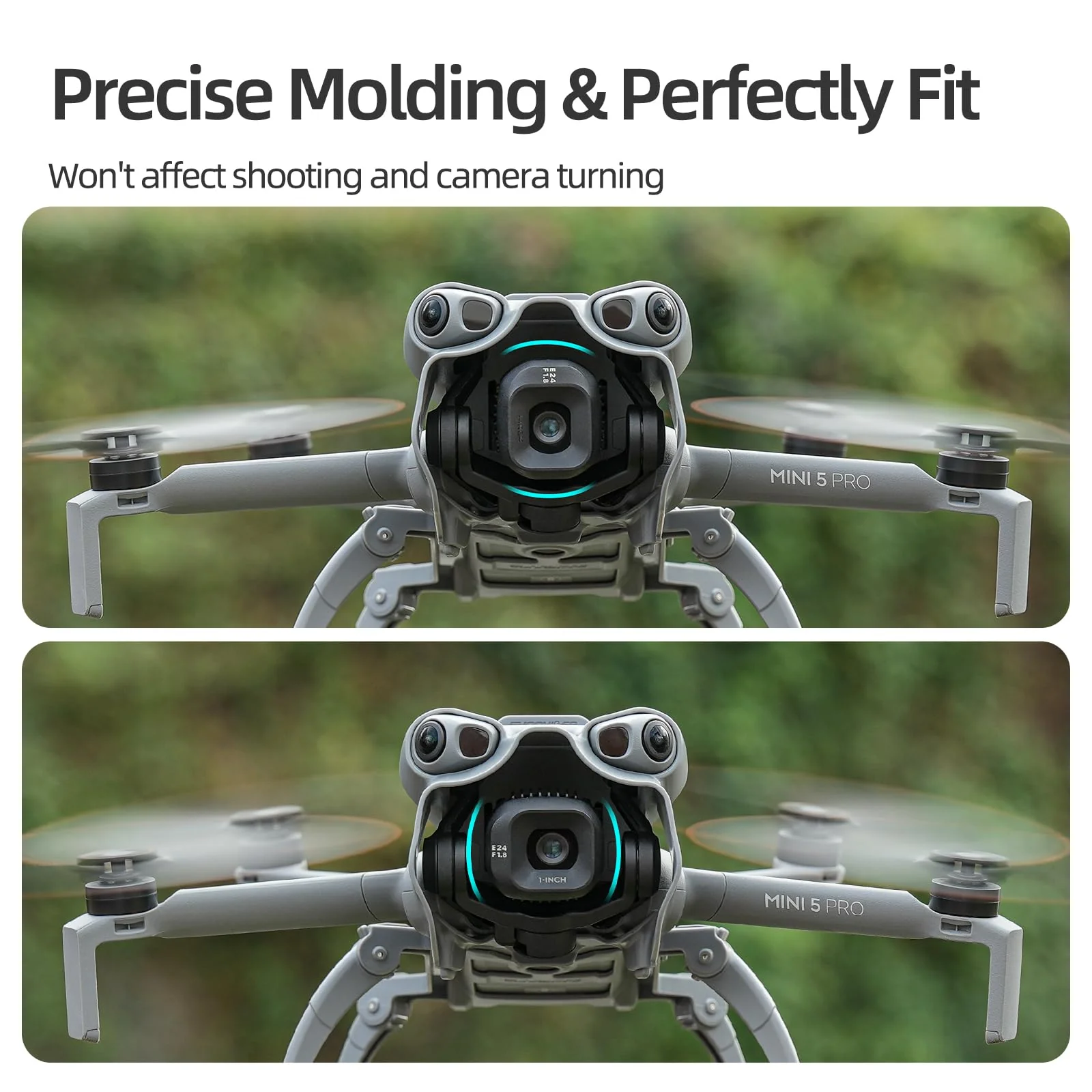BTG Gimbal Camera Lens Hood for DJI Mini 5 Pro Drone Accessories Parts Prevent Glare Light - Image 5