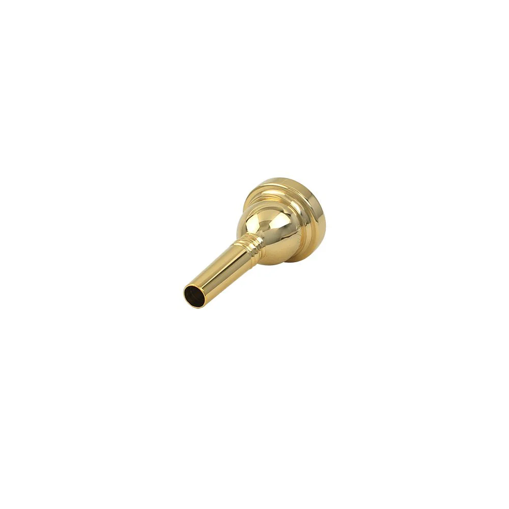 Btuty Alto Trombone Copper Mouthpiece Mouth Piece 6.5AL Trombone Mouthpiece (Gold) Gold - Image 4