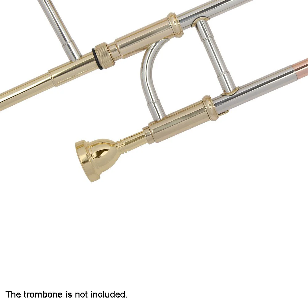 Btuty Alto Trombone Copper Mouthpiece Mouth Piece 6.5AL Trombone Mouthpiece (Gold) Gold - Image 6