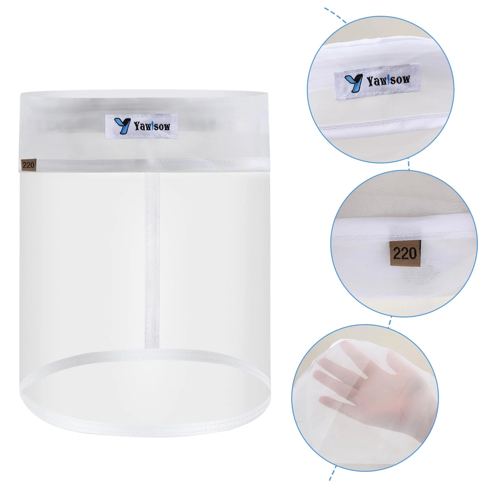 Bubble Bag 2 Gallon 220 Micron All Mash Bubble Hasch Bags Essence Extraction Bag Kit Filter Bag Zipper Bag Suitable for Herb Extraction and Production of Hash by Ice Extraction - Image 5