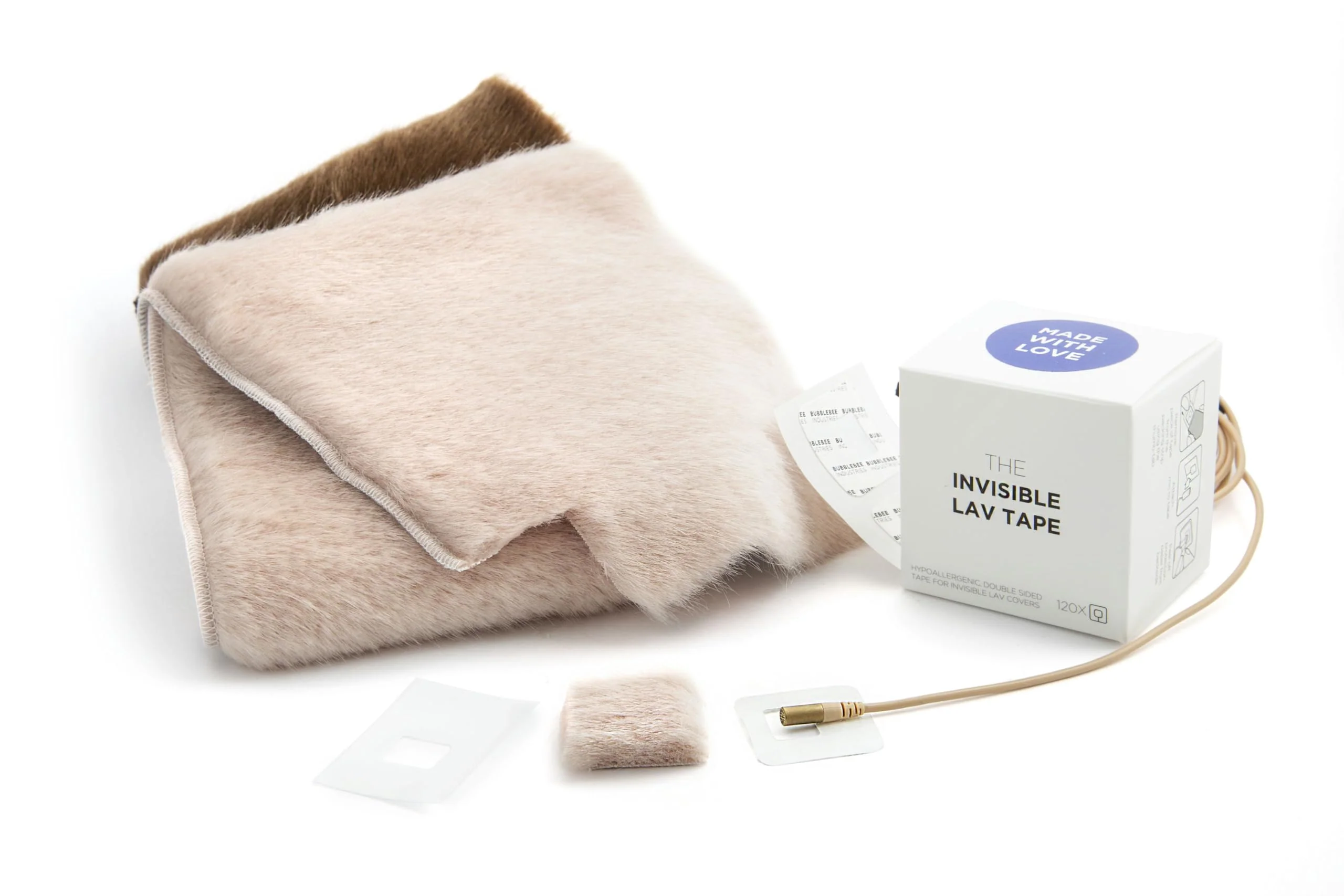 Bubblebee Invisible Lav Tape 120 Pieces - Double Sided Lavalier Mic Tape for Lavalier Microphones - Invisible Body Tape for Content Creators, Videographers, Audio Engineers & Filmmakers - Image 3