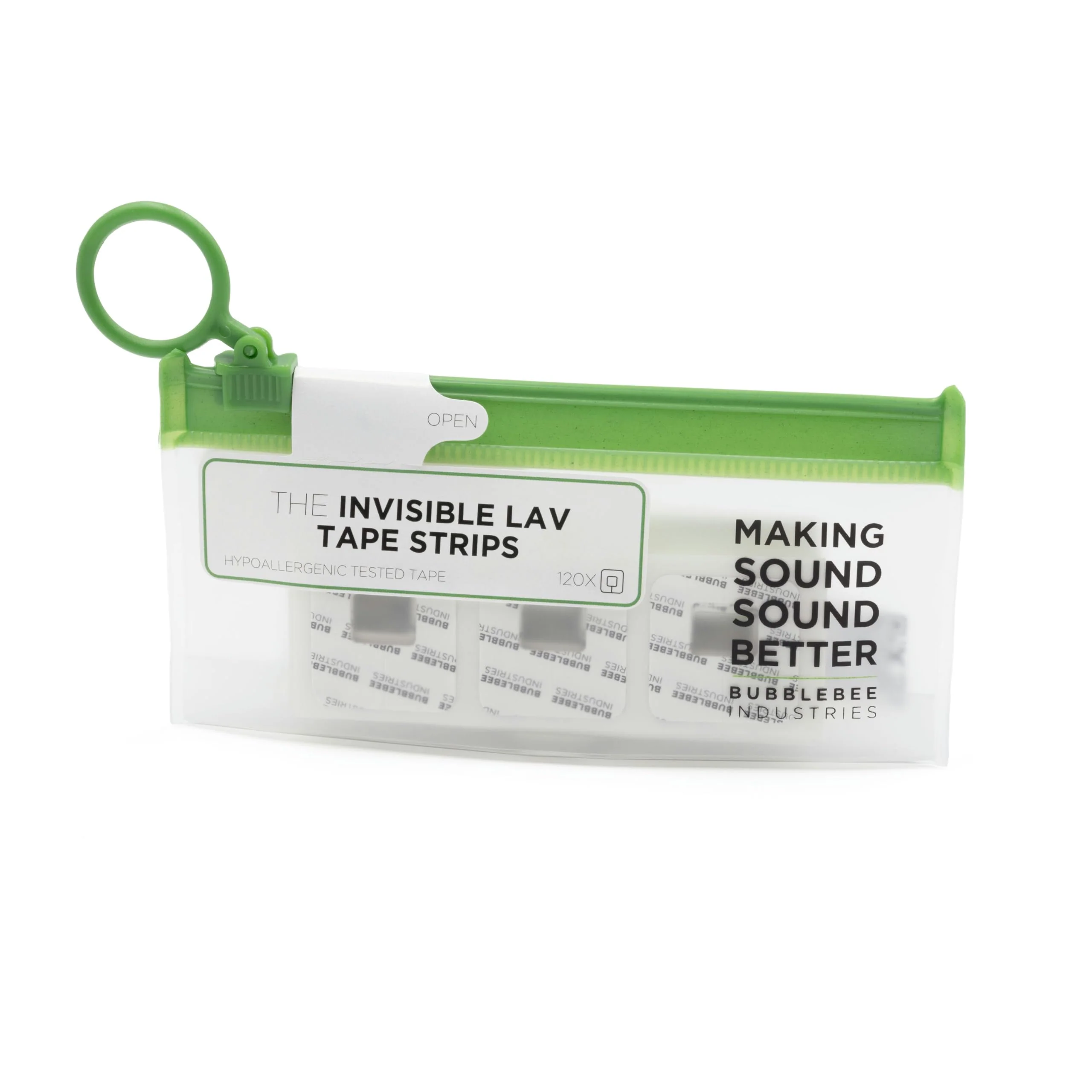 Bubblebee Invisible Lav Tape 120 Pieces - Double Sided Lavalier Mic Tape for Lavalier Microphones - Invisible Body Tape for Content Creators, Videographers, Audio Engineers & Filmmakers - Image 4