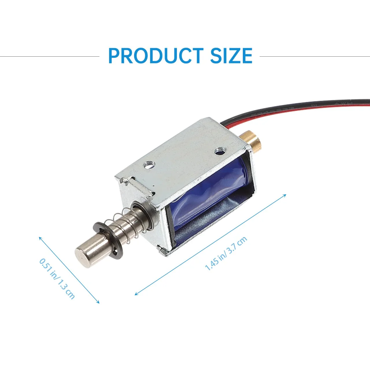 BUGUUYO Solenoid Mini 3pcs Push Pull Electromagnet Metal Frame Mini Frame Electromagnet 12V Open Frame Micro Linear Drive Dongguan Metal Magnet - Image 2
