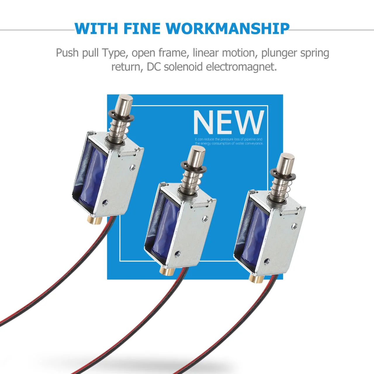 BUGUUYO Solenoid Mini 3pcs Push Pull Electromagnet Metal Frame Mini Frame Electromagnet 12V Open Frame Micro Linear Drive Dongguan Metal Magnet - Image 7