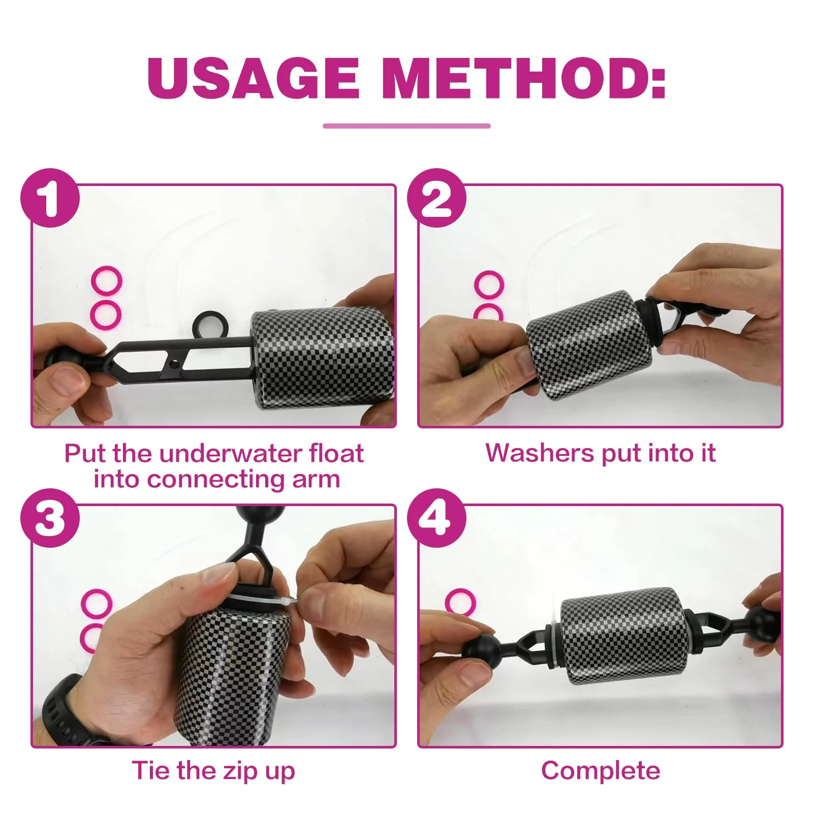 Buoyancy Floats for Scuba Diving Camera System Tray Video Light/Strobe Ultralight Underwater Floatting Compatibility for INON Sea&Sea Arms WEEFINE Arms Buoyancy Provide 82g E555025-buoyancy float - Image 5