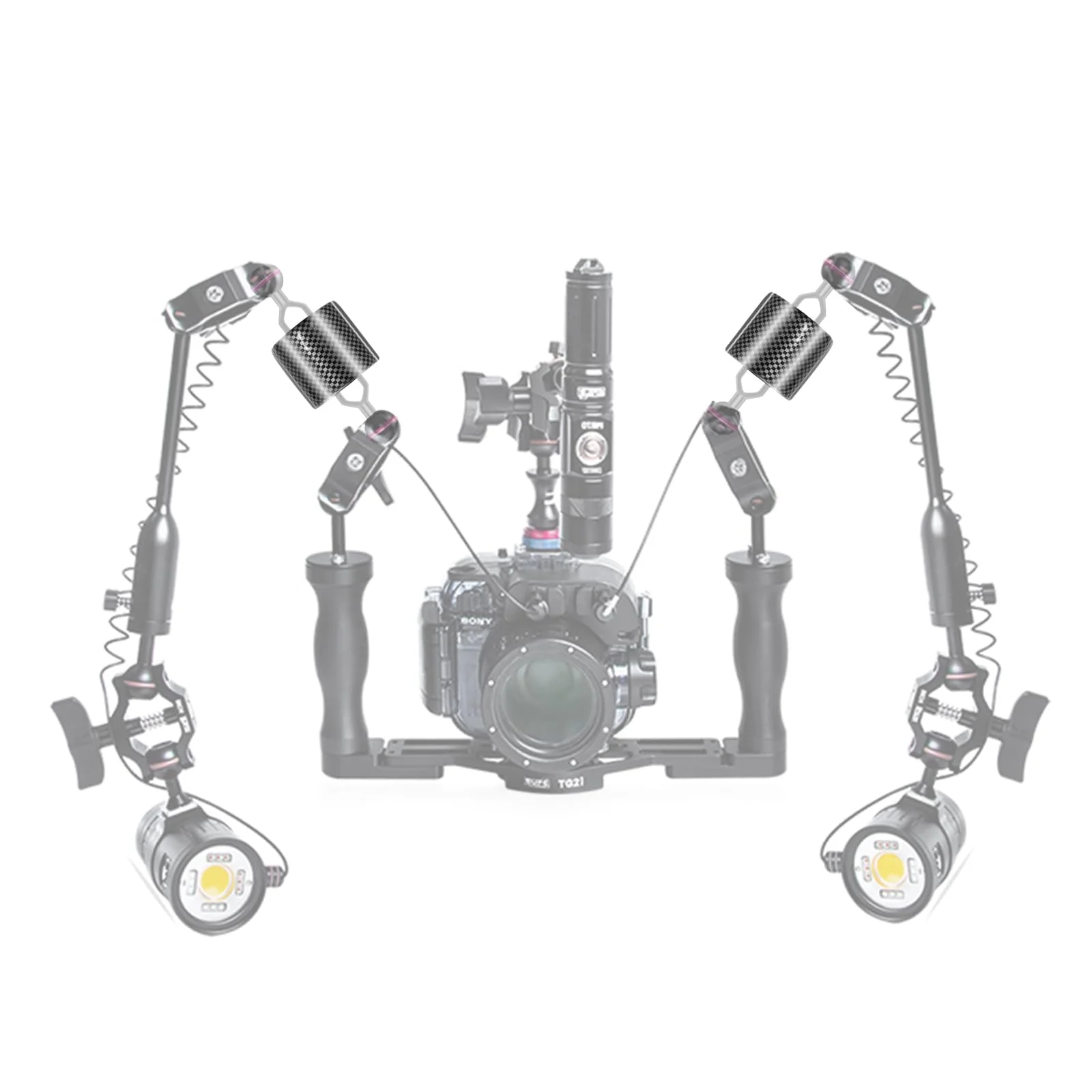 Buoyancy Floats for Scuba Diving Camera System Tray Video Light/Strobe Ultralight Underwater Floatting Compatibility for INON Sea&Sea Arms WEEFINE Arms Buoyancy Provide 82g E555025-buoyancy float - Image 6