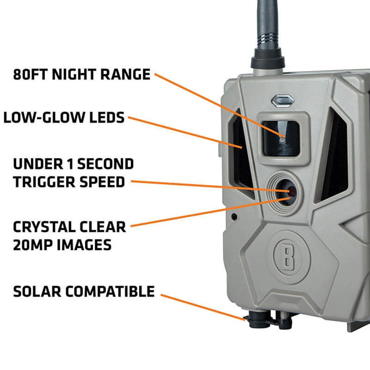 Bushnell CelluCORE 20 Trail Camera for Verizon with Low Glow/80ft Night Range and HD Video Trail Camera Cellular Verizon - Image 3