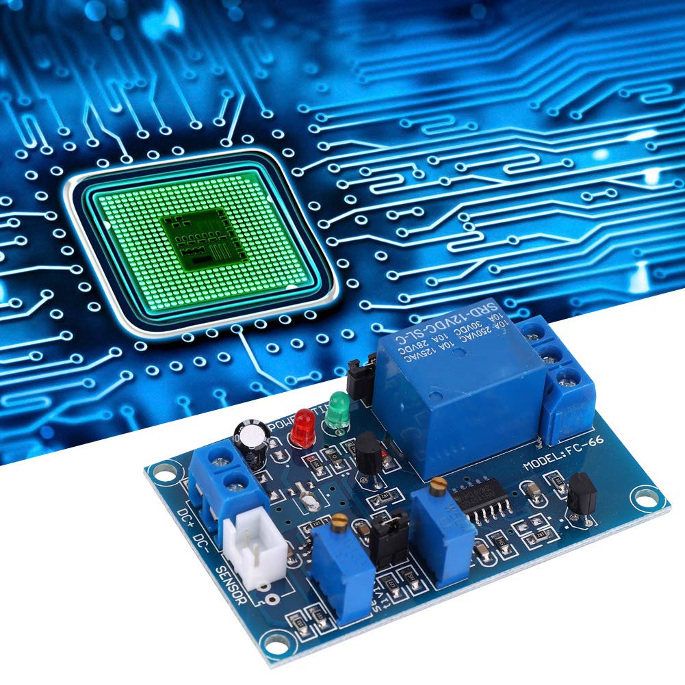 BuyWeek Photoresistor Relay Module, DC 12 V Light Detection Sensor, Light Control Switch, Light Sensitive Sensor, Adjustable Delay, Photoresistor Relay Module, Light Sensor (DC 12 V) - Image 2