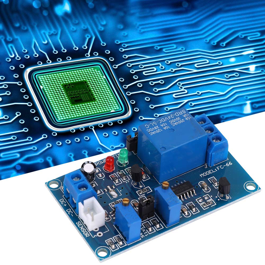 BuyWeek Photoresistor Relay Module, DC 24 V Light Sensor, Light Detection Switch, Adjustable Delay, Photoresistor Relay Module, Photosensitive Sensor (DC 24 V) - Image 2