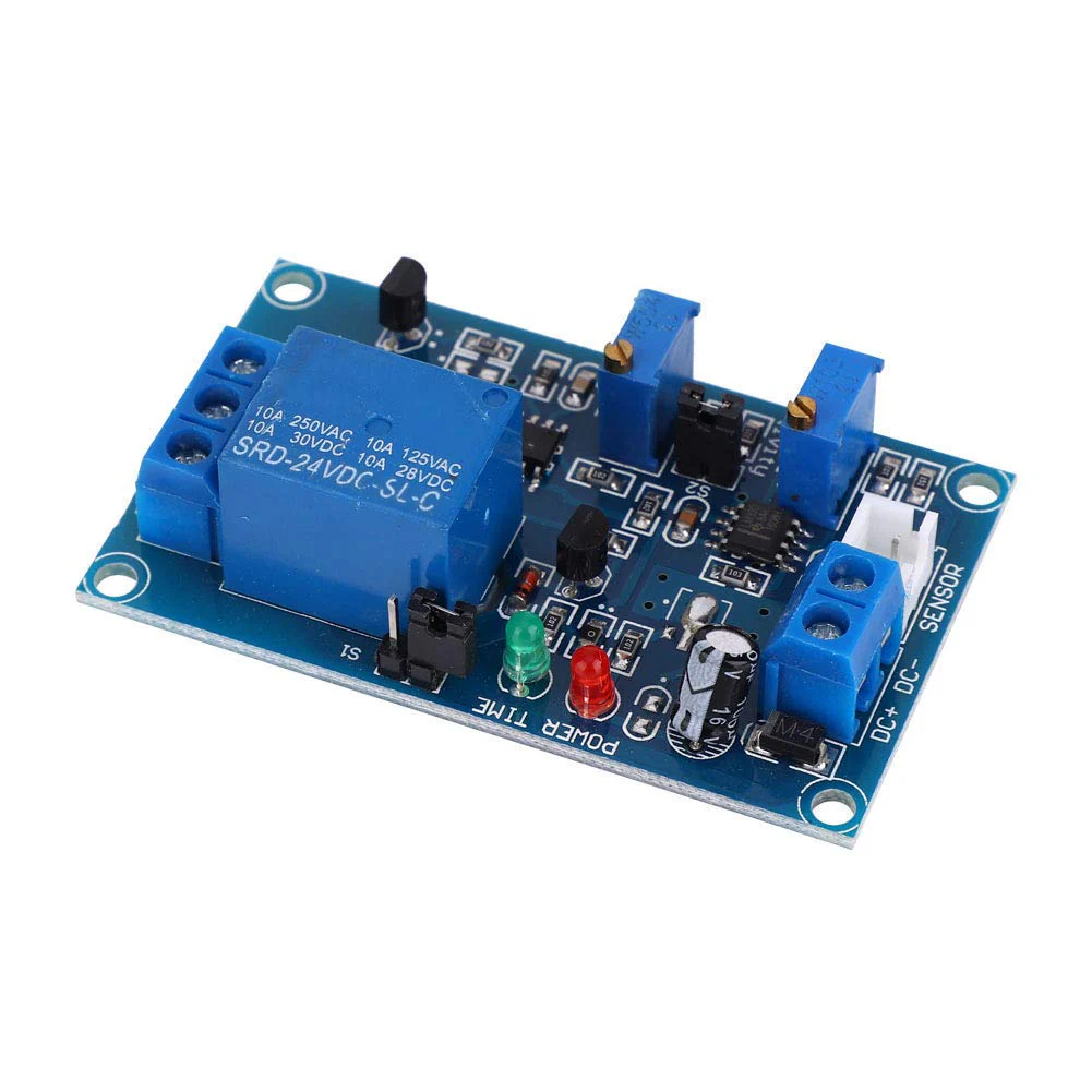 BuyWeek Photoresistor Relay Module, DC 24 V Light Sensor, Light Detection Switch, Adjustable Delay, Photoresistor Relay Module, Photosensitive Sensor (DC 24 V) - Image 6