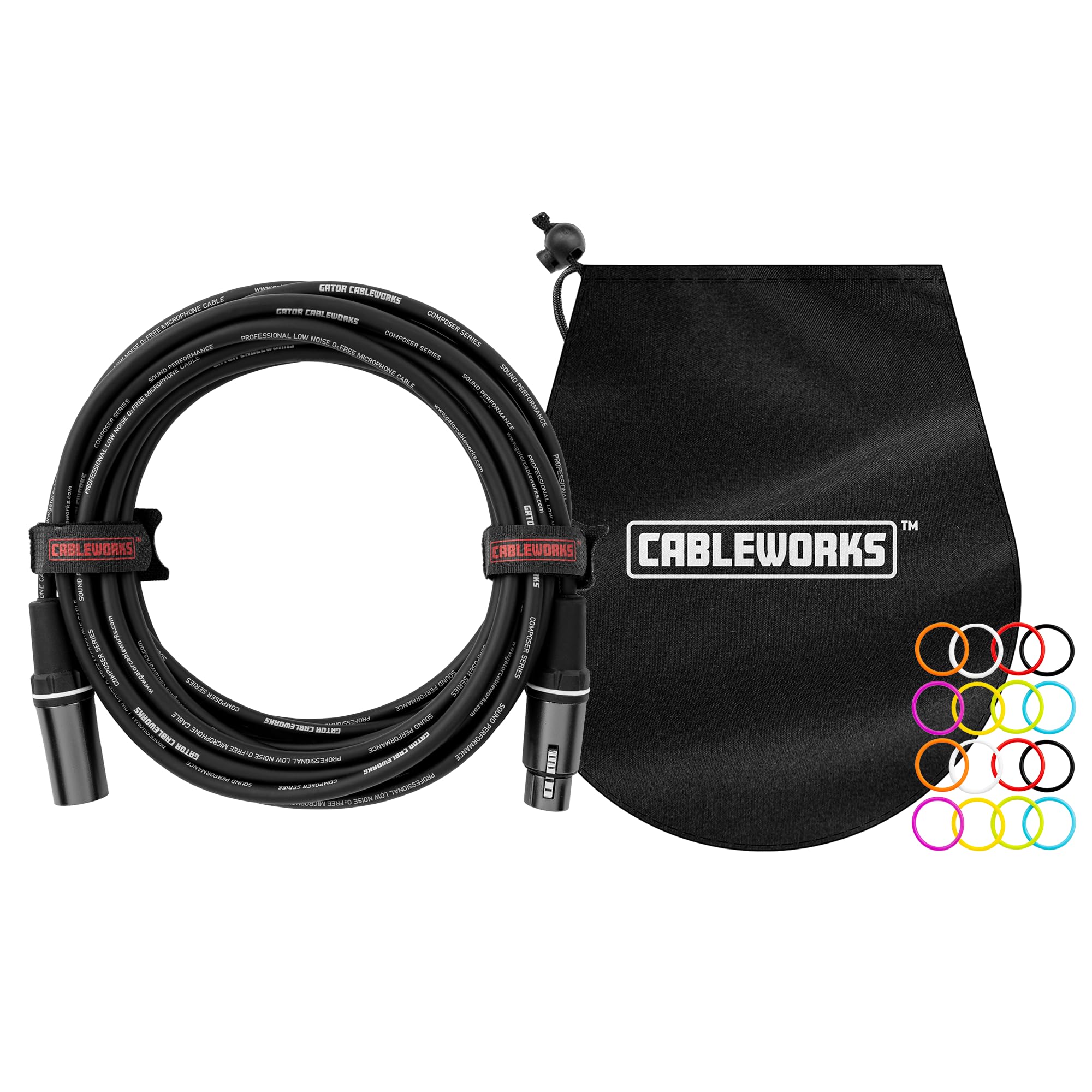 By Gator Cases Composer Series Deluxe 30 Foot XLR Microphone Cable, (GCWC-XLR-30) 30 Feet - Image 15