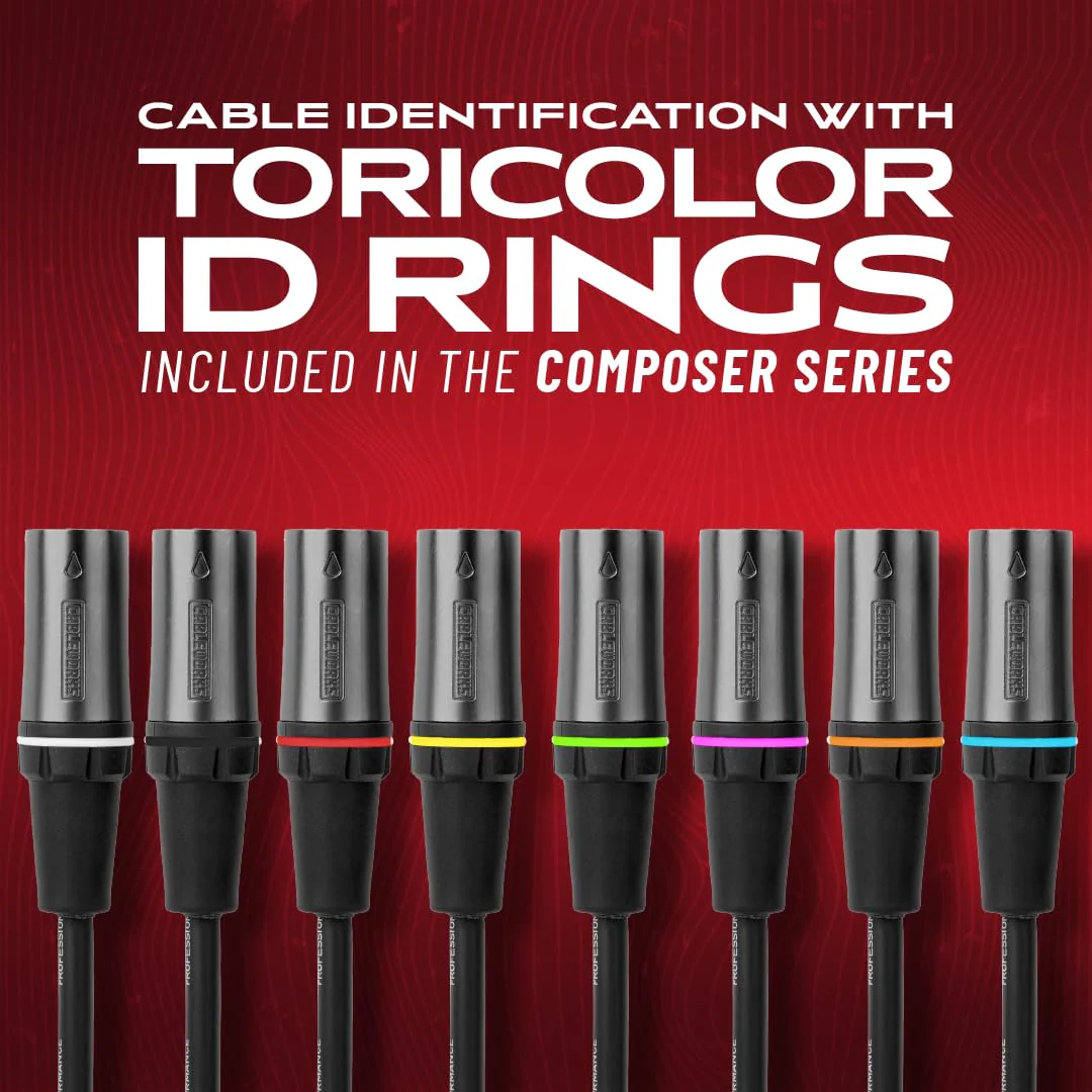 By Gator Cases Composer Series Deluxe 30 Foot XLR Microphone Cable, (GCWC-XLR-30) 30 Feet - Image 5