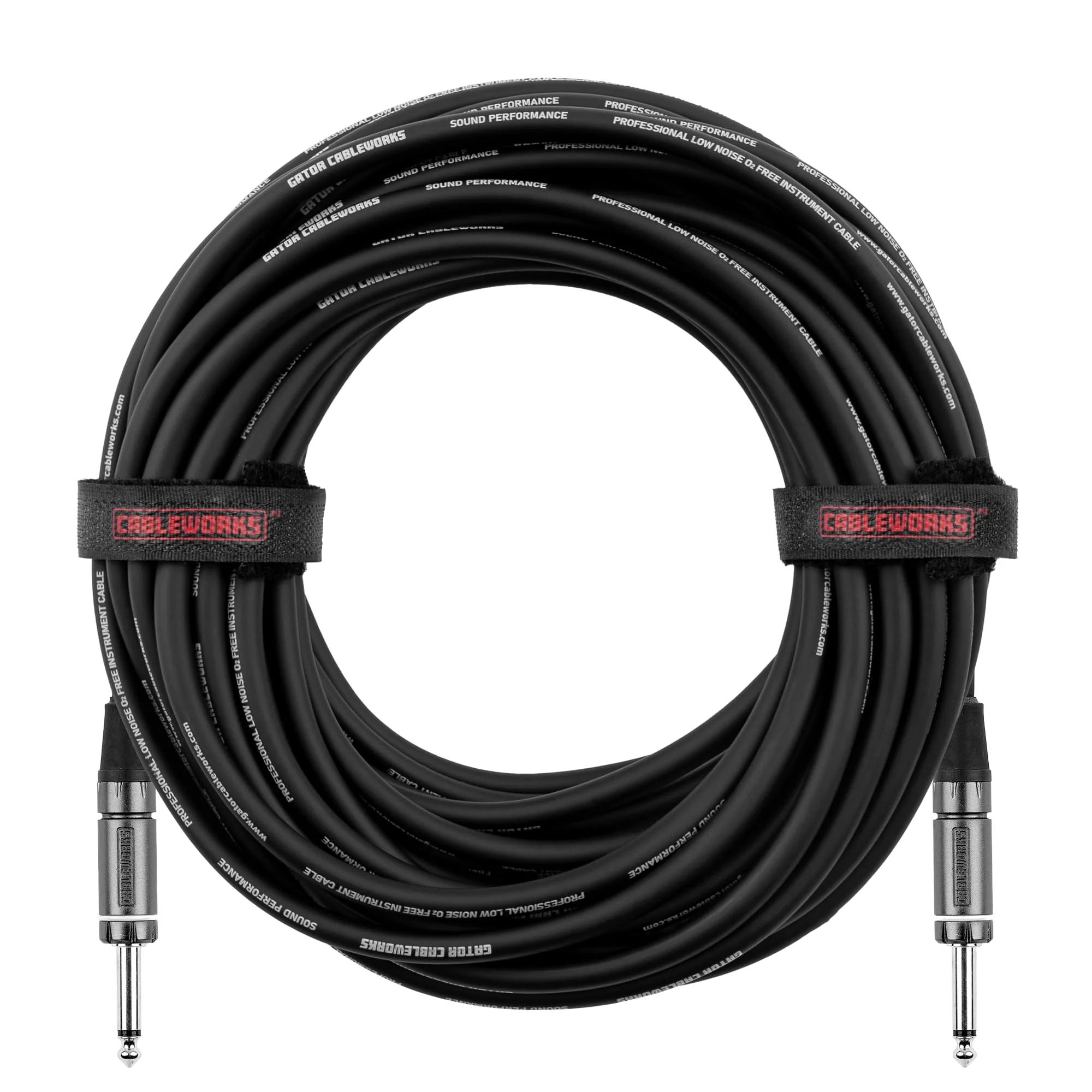 by Gator Cases Composer Series Deluxe 30 Ft Straight to Straight Guitar Instrument Cable (GCWC-INS-30) 30 Feet - Image 10