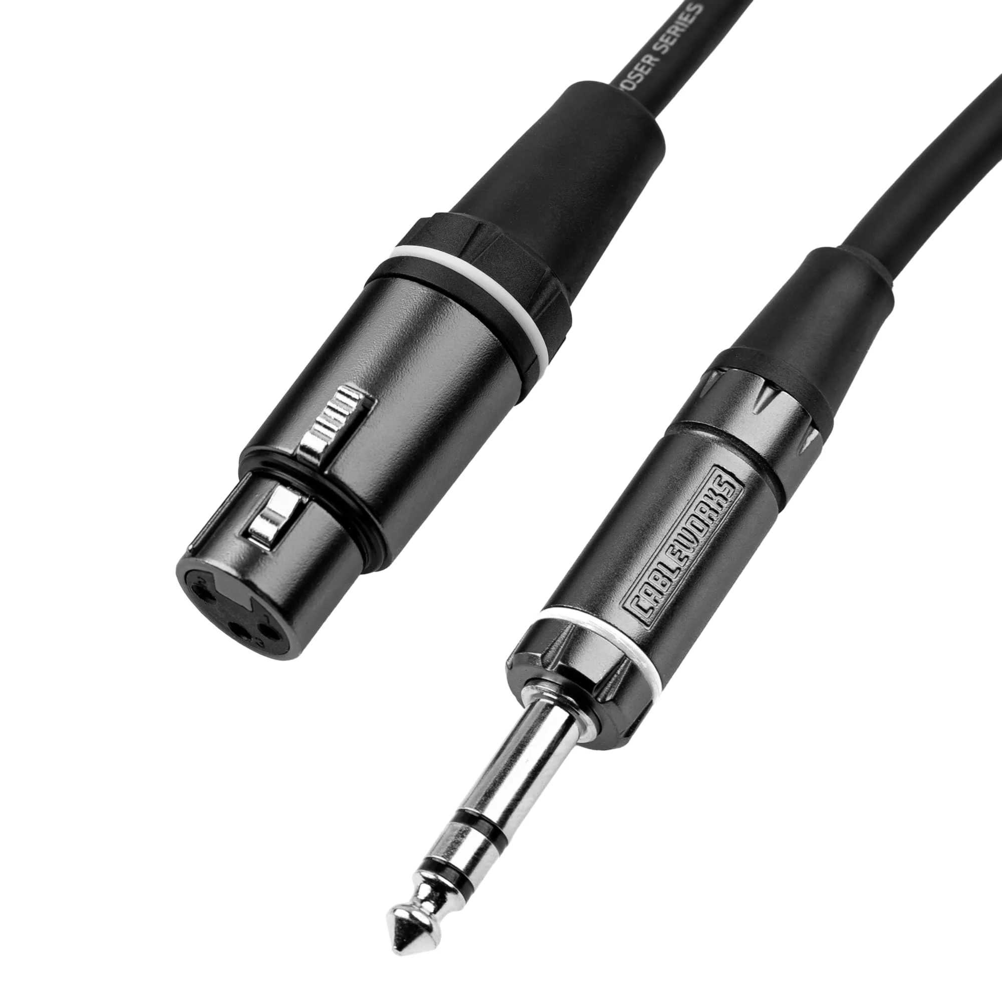 By Gator Cases Composer Series Deluxe 5 Foot XLR Female to TRS Cable, (GCWC-XLR-05FTRS) 5 Feet TRS/XLR Female - Image 13