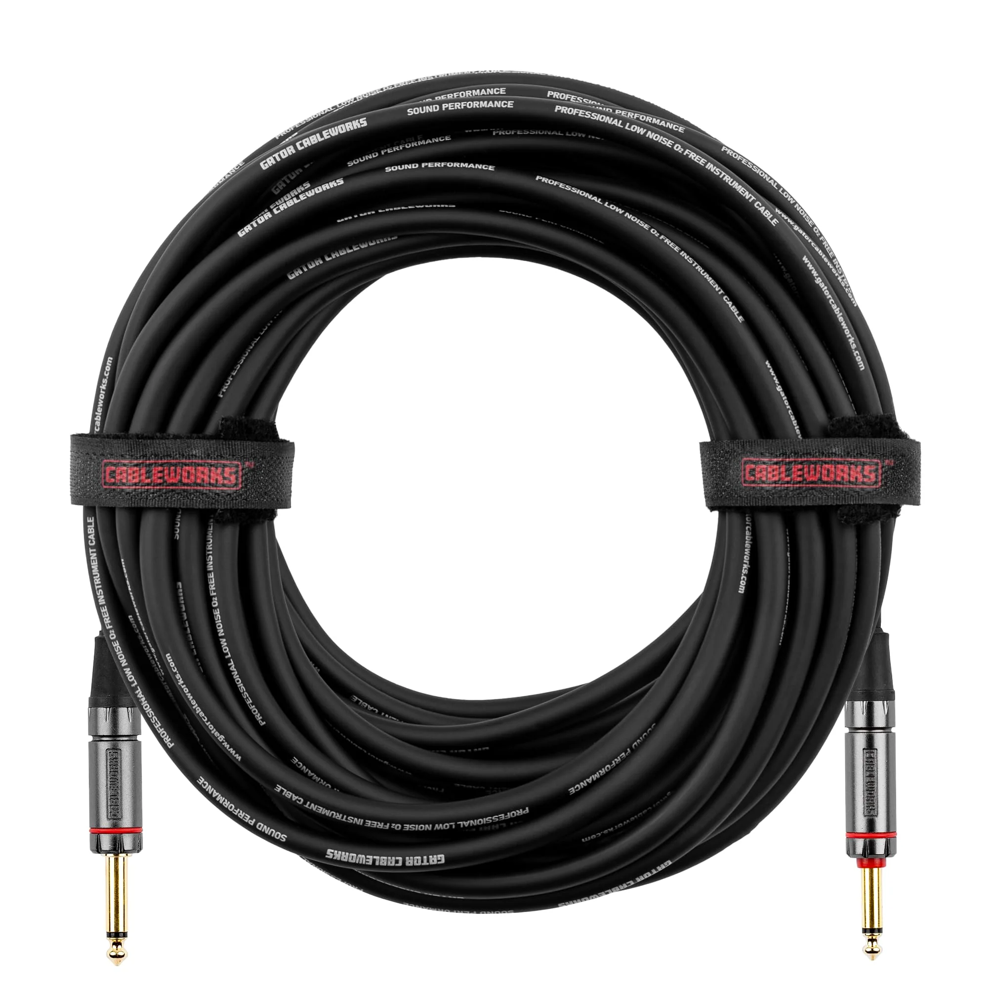 by Gator Cases Headliner Series Premium 20 Ft Straight to Straight Guitar Instrument Cable with Quiet Switch Technology (GCWH-INS-20QT) 20 Feet Quiet - Straight - Image 11