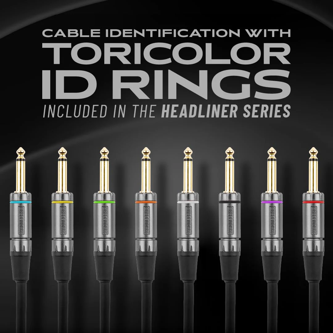by Gator Cases Headliner Series Premium 20 Ft Straight to Straight Guitar Instrument Cable with Quiet Switch Technology (GCWH-INS-20QT) 20 Feet Quiet - Straight - Image 6