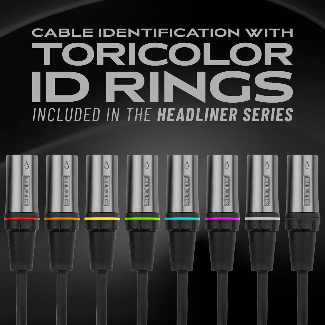 By Gator Cases Headliner Series Premium 50 Foot XLR Microphone Cable, (GCWH-XLR-50) 50 Feet - Image 6