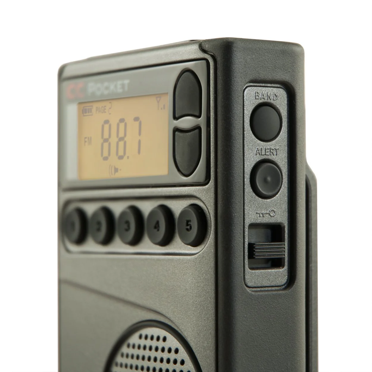 C. Crane CC Pocket AM FM and NOAA Weather Radio with Clock and Sleep Timer - Image 2