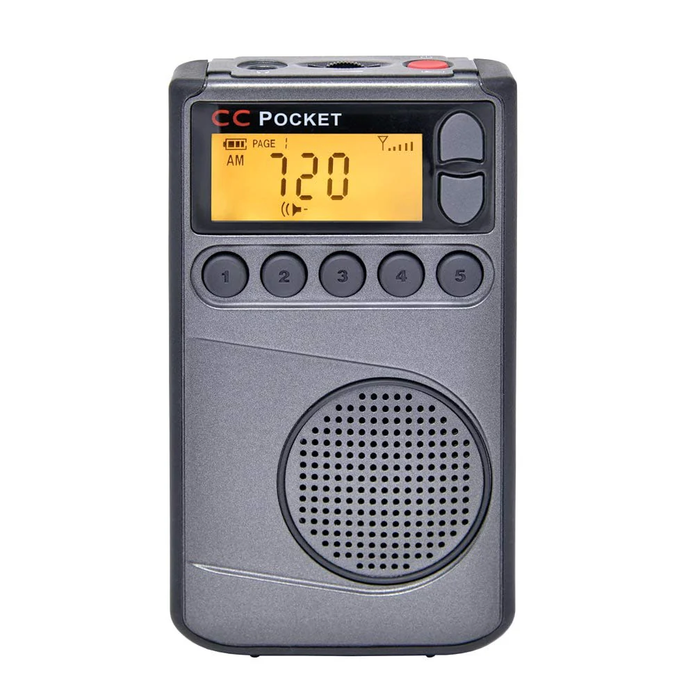 C. Crane CC Pocket AM FM and NOAA Weather Radio with Clock and Sleep Timer - Image 3