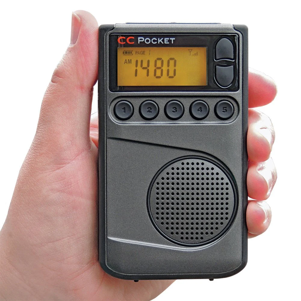 C. Crane CC Pocket AM FM and NOAA Weather Radio with Clock and Sleep Timer - Image 4