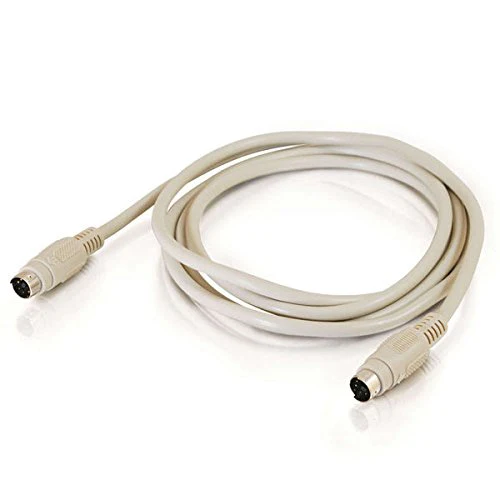C2G 02692 PS/2 M/M Keyboard/Mouse Cable, Beige (6 Feet, 1.82 Meters) Keyboard Mouse Cable 6 Feet - Image 2