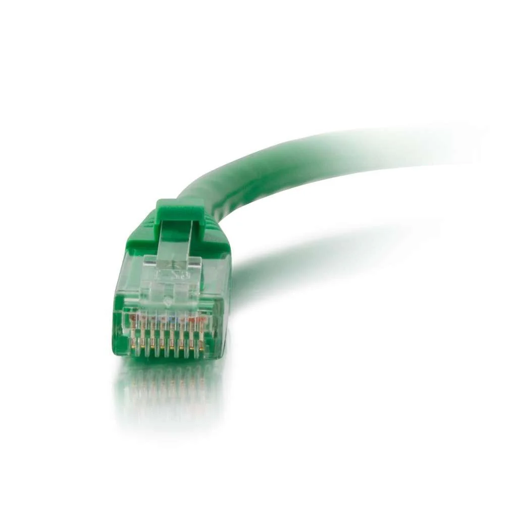 C2G 03992 Cat6 Cable - Snagless Unshielded Ethernet Network Patch Cable, Green (8 Feet, 2.43 Meters) UTP 8 Feet/ 2.43 Meters - Image 2