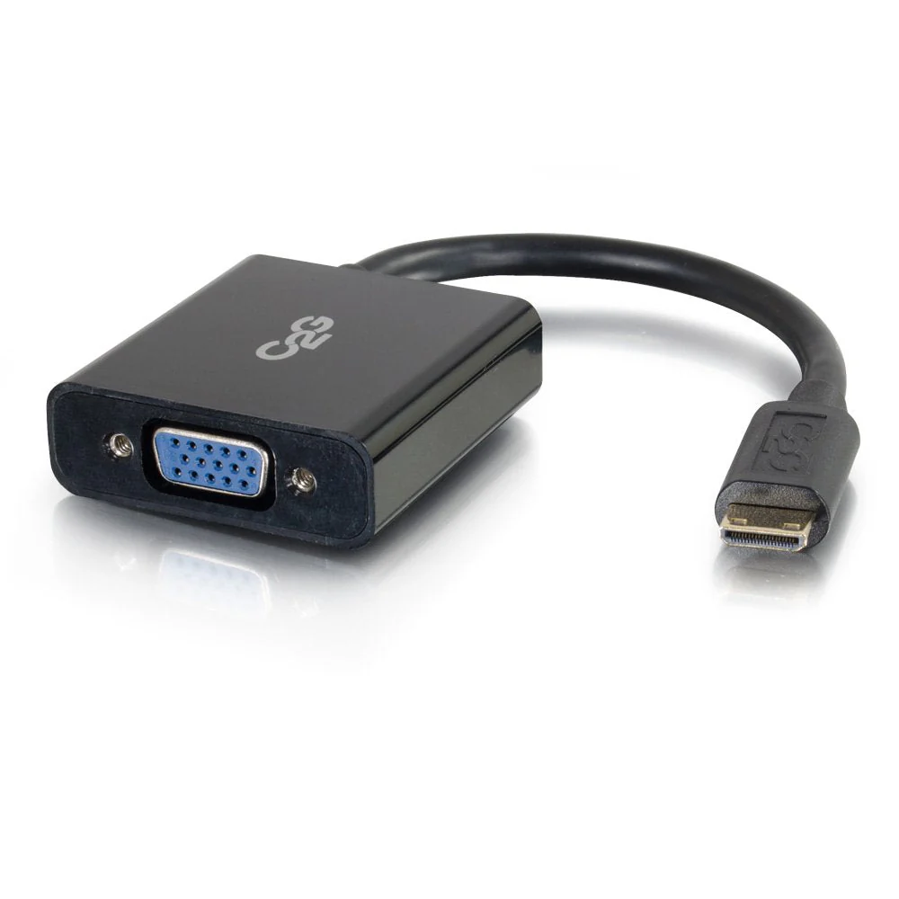 C2G/Cables To Go 41350 HDMI Male to VGA Female Adapter Converter Dongle - Image 2