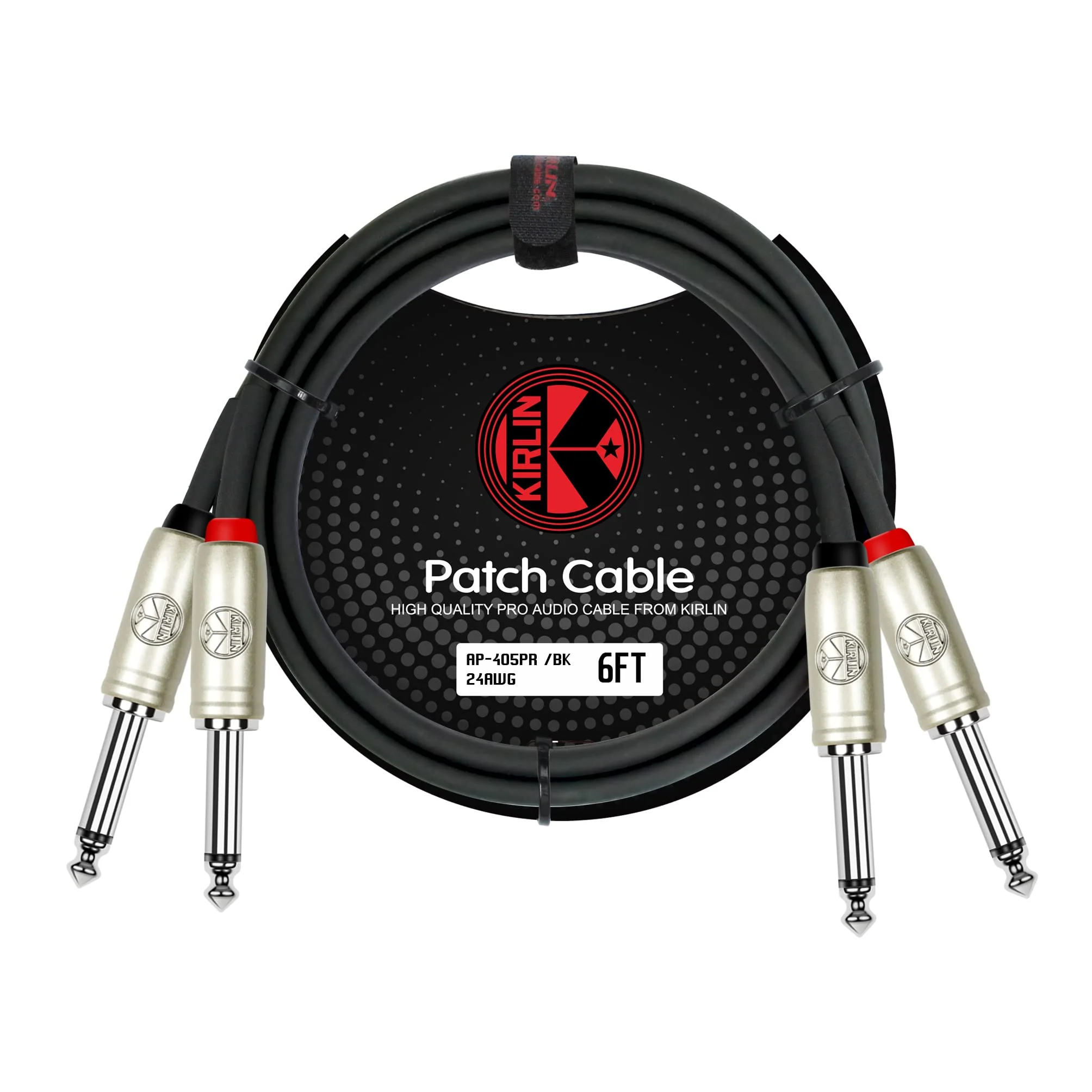 Cable AP-405PR-06/BK - 6 Feet - Dual 1/4-Inch to Dual 1/4-Inch Patch Cable, Laptop - Image 3